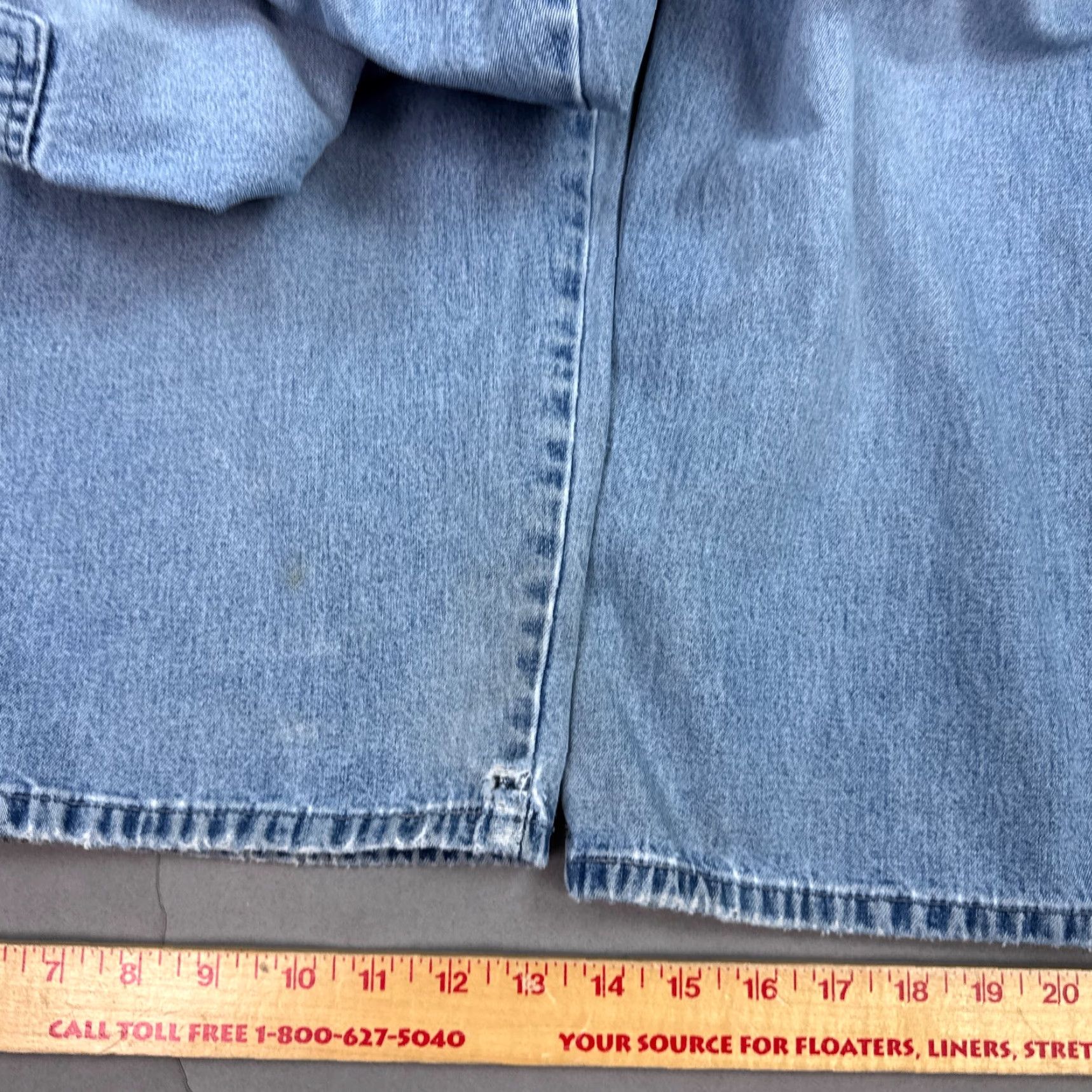 Levi's VINTAGE Levi's Silvertab Jeans Men 30x30 Blue Carpenter Thrashed Repair Destroyed Size US 30 / EU 46 - 6 Thumbnail