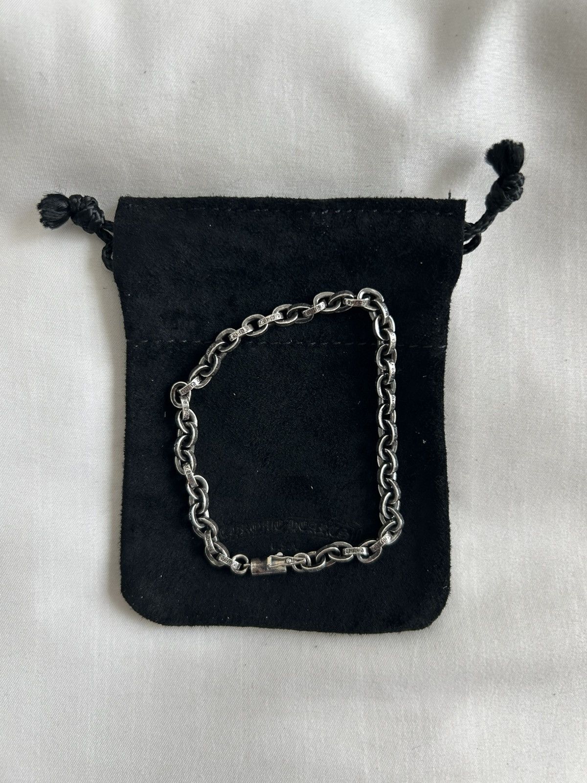 Chrome Hearts Chrome Hearts Bracelet Silver Paper Chain 8 Inches New Size ONE SIZE - 1 Thumbnail