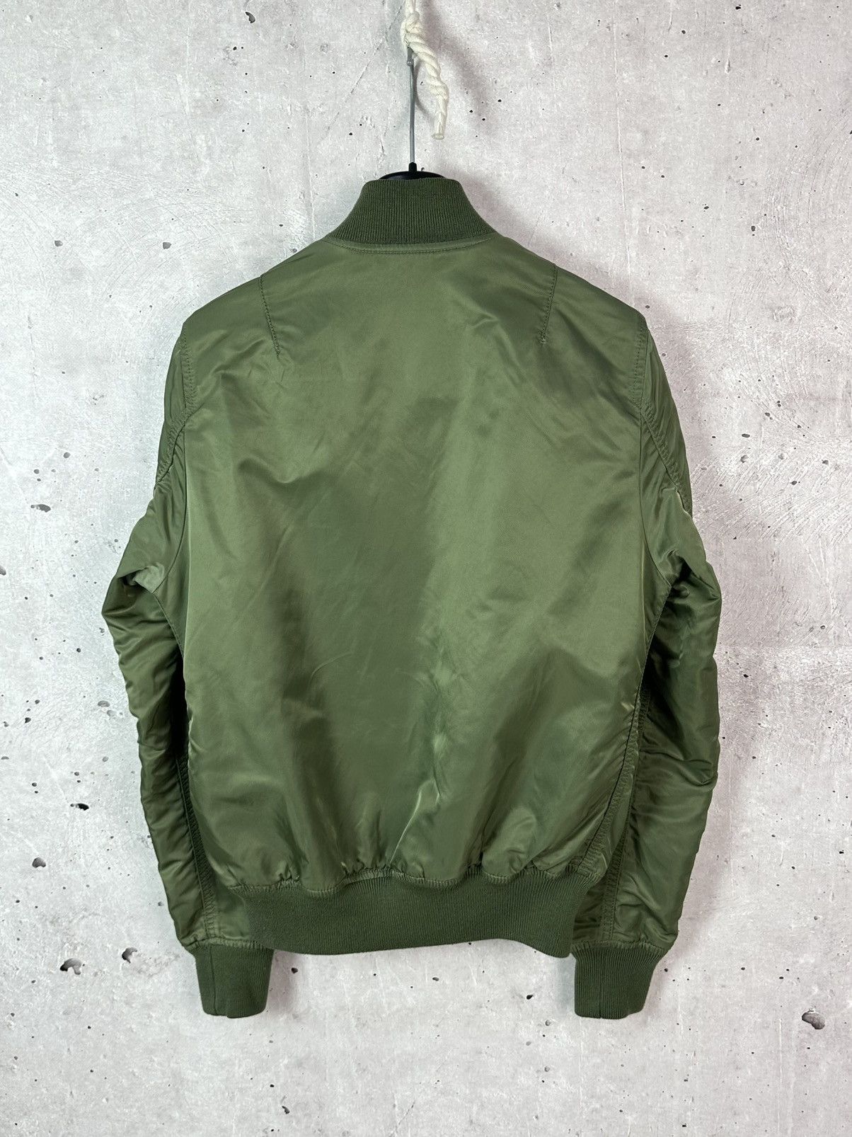 Alpha Industries Alpha Industries Green Long Sleeve Logo Women’s Bomber Size M / US 6-8 / IT 42-44 - 7 Thumbnail