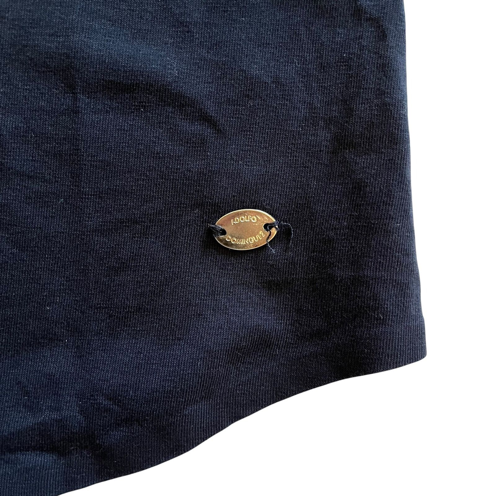 Adolfo Dominguez Adolfo Dominguez Navy Blue Scoop Neck 3/4-Sleeve Tee Top Size XS / US 0-2 / IT 36-38 - 7 Thumbnail