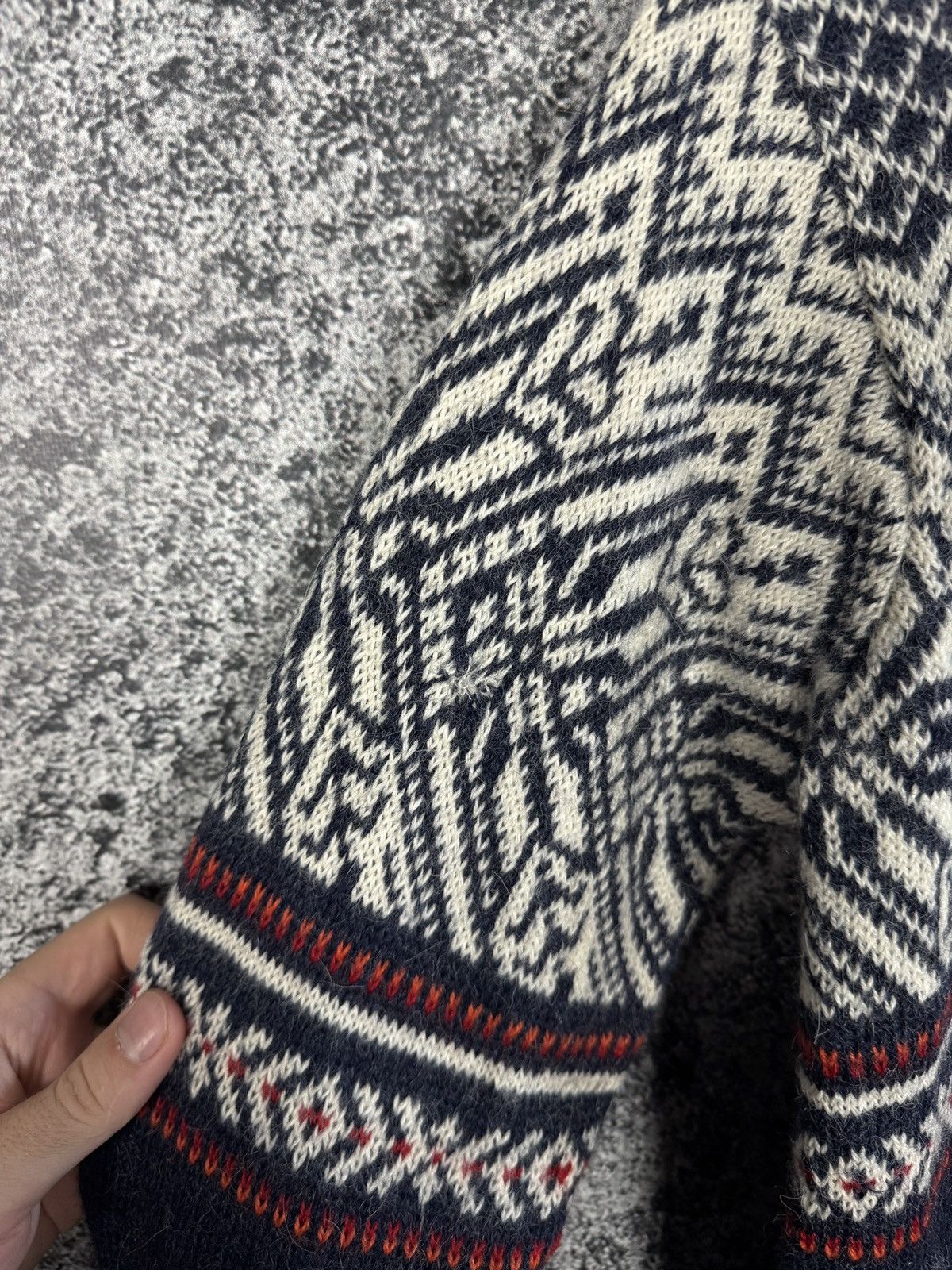 Vintage Attelier De Alpaca Arte 1/4 Zip Wool Sweater Ski Lodge Sz M Size US M / EU 48-50 / 2 - 14 Thumbnail
