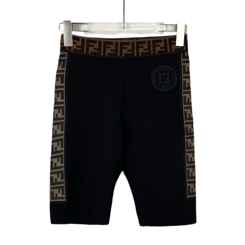 Fendi Fendi Black Side Logo Casual Shorts Size US 38 / EU 54 - 1 Thumbnail