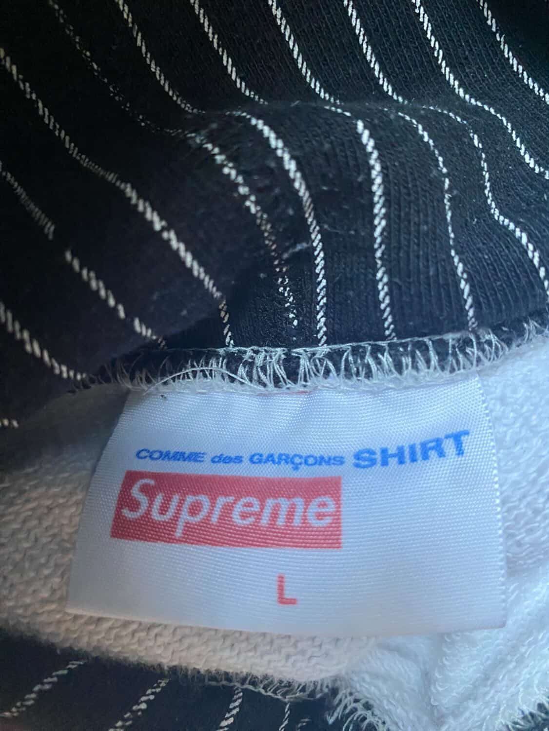 Supreme Supreme X CDG Harold Hunter box logo hoodie Size US L / EU 52-54 / 3 - 3 Thumbnail