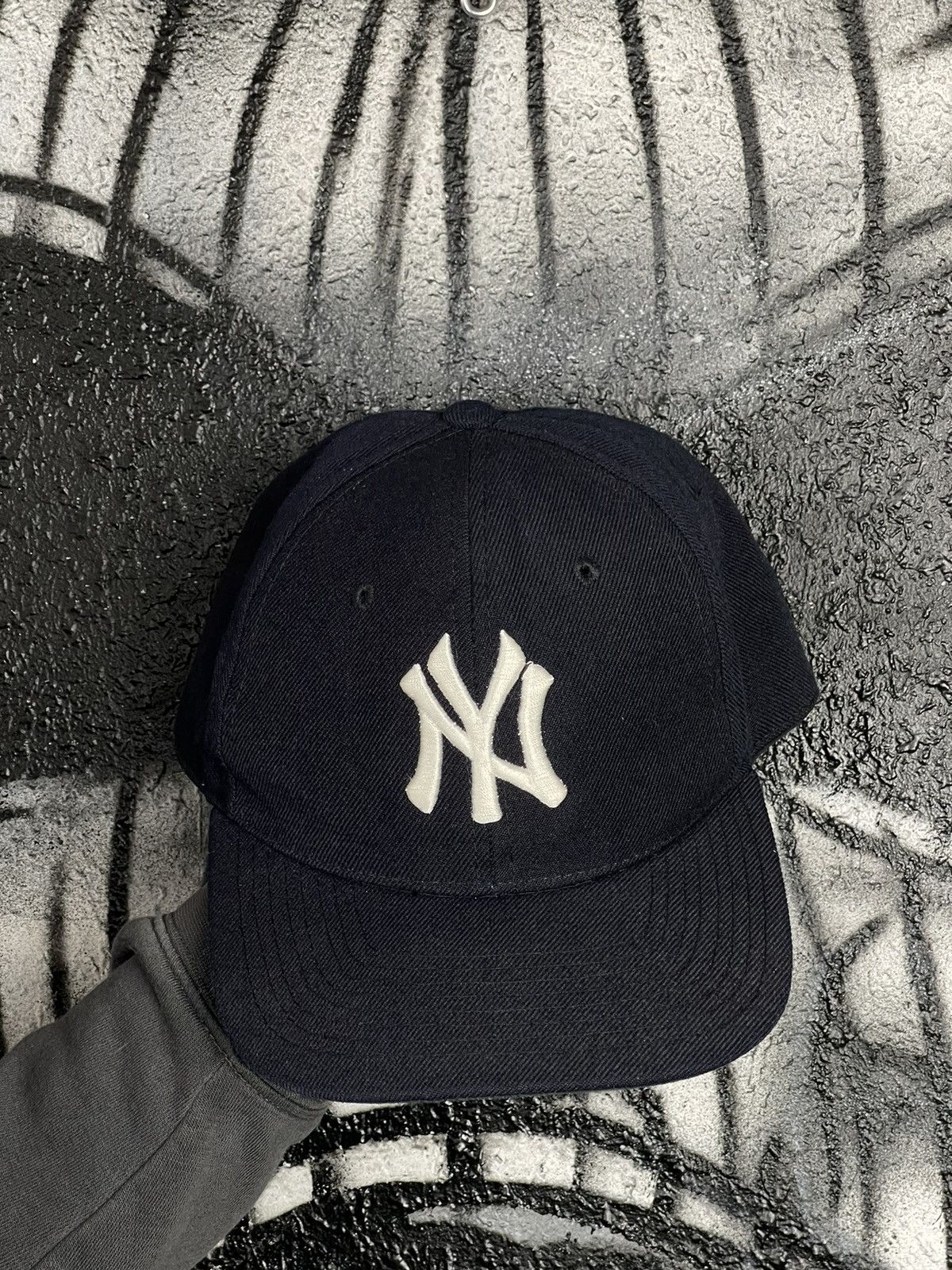 New York Yankees × Vintage New York Yankees Wool Cap Made in Korea Vintage Size ONE SIZE - 4 Thumbnail