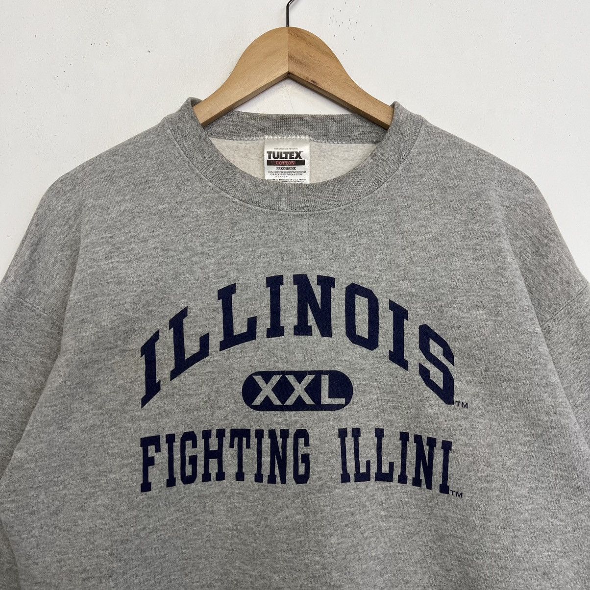 NCAA ILLINOIS VINTAGE UNIVERSITY XXL FIGHTING ILLINI SWEATSHIRT Size US M / EU 48-50 / 2 - 2 Thumbnail