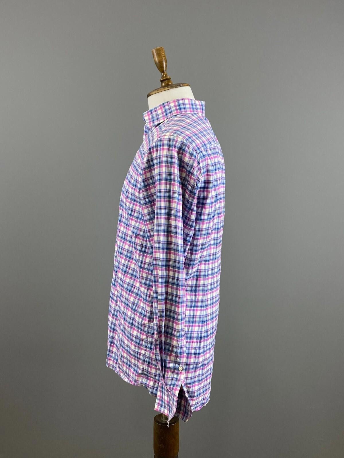 Eton Eton Contemporary Multicolor Check Shirt Size 42 / 16.5 Size US M / EU 48-50 / 2 - 8 Thumbnail