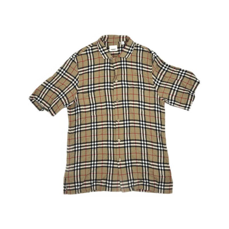 Burberry Burberry Vintage Plaid Short Sleeve Shirt 0079 Size US XS / EU 42 / 0 - 1 Thumbnail
