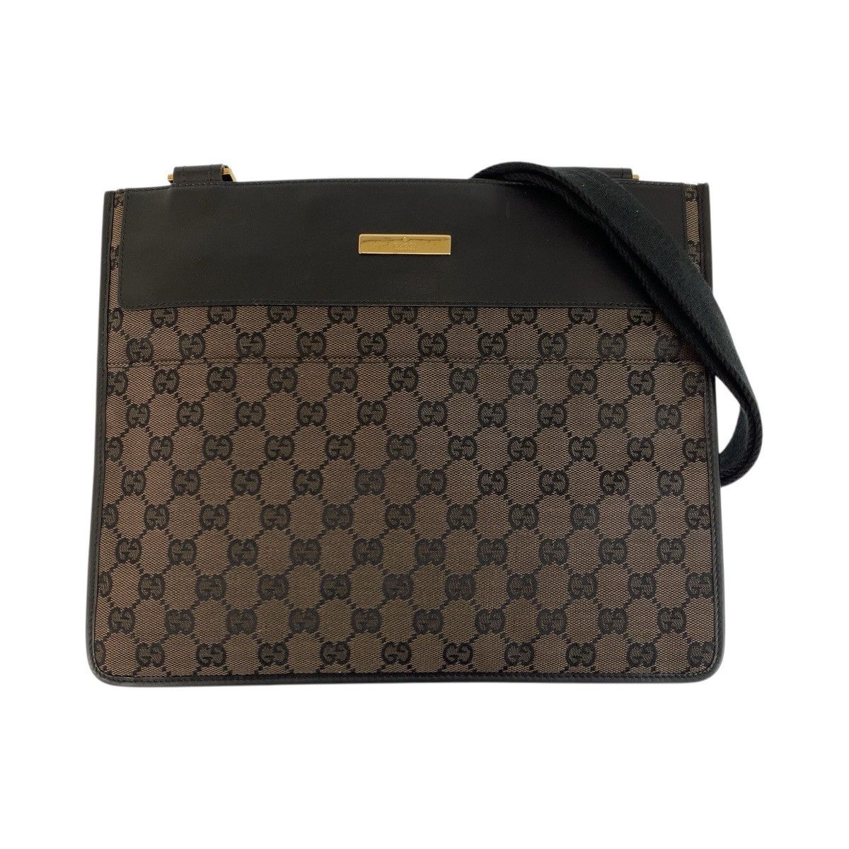 Gucci Gucci Gucci GG Canvas Leather Shoulder Bag Textile Shoulder Bag 0190354 DUTY FREE for USA Size ONE SIZE - 1 Thumbnail