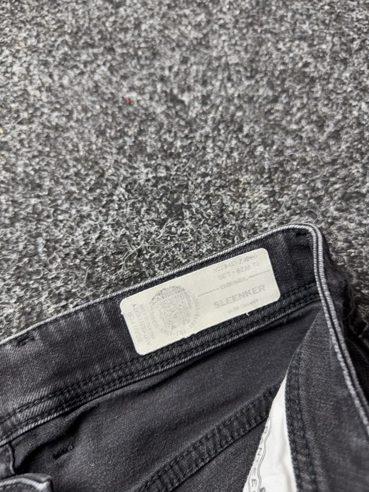Diesel 00s Diesel Sleenker Black Jeans Slim Skinny Stretch Denim Size US 29 - 11 Thumbnail