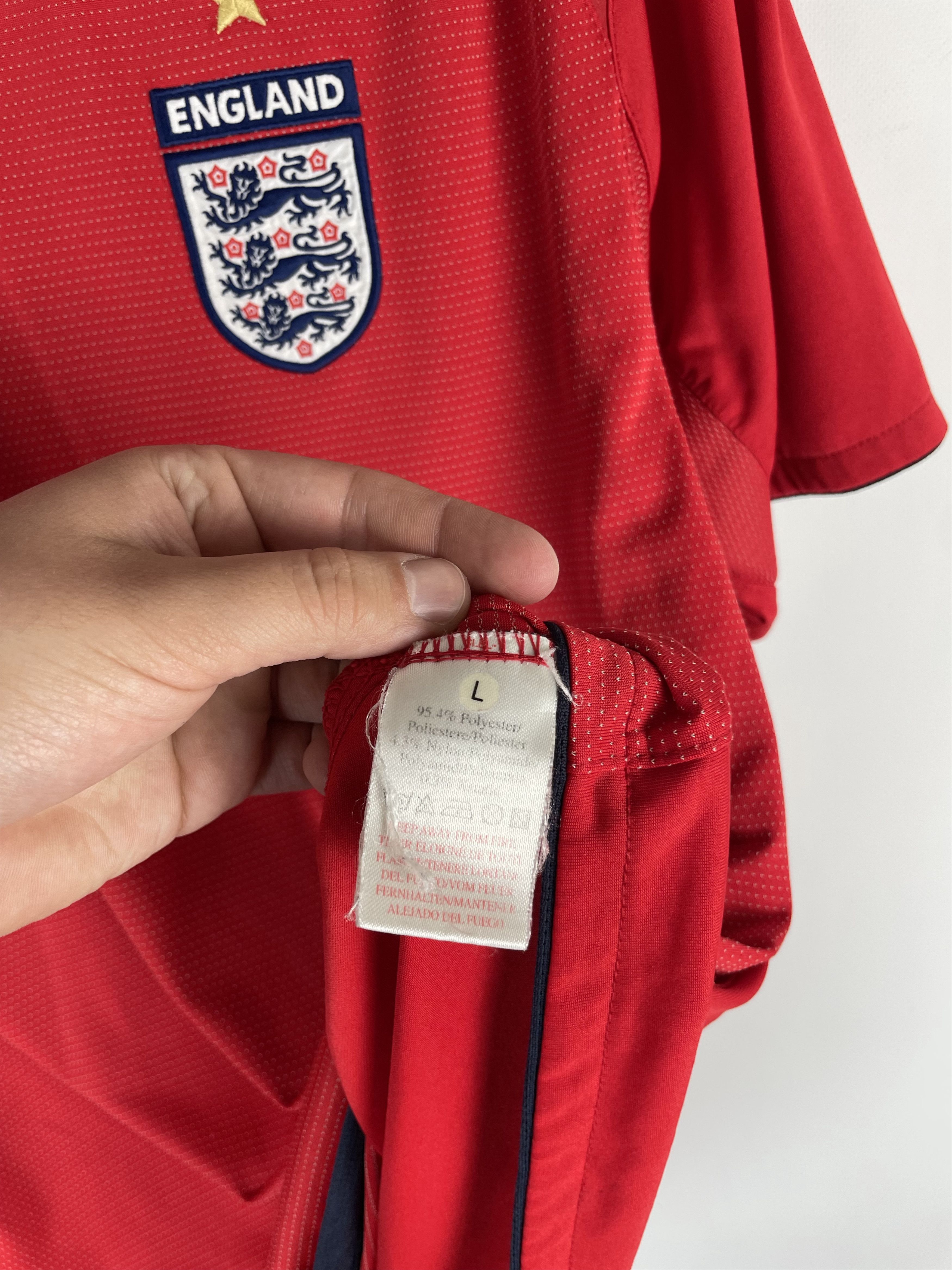 Umbro Vintage Umbro England Jersey Size US XL / EU 56 / 4 - 6 Thumbnail