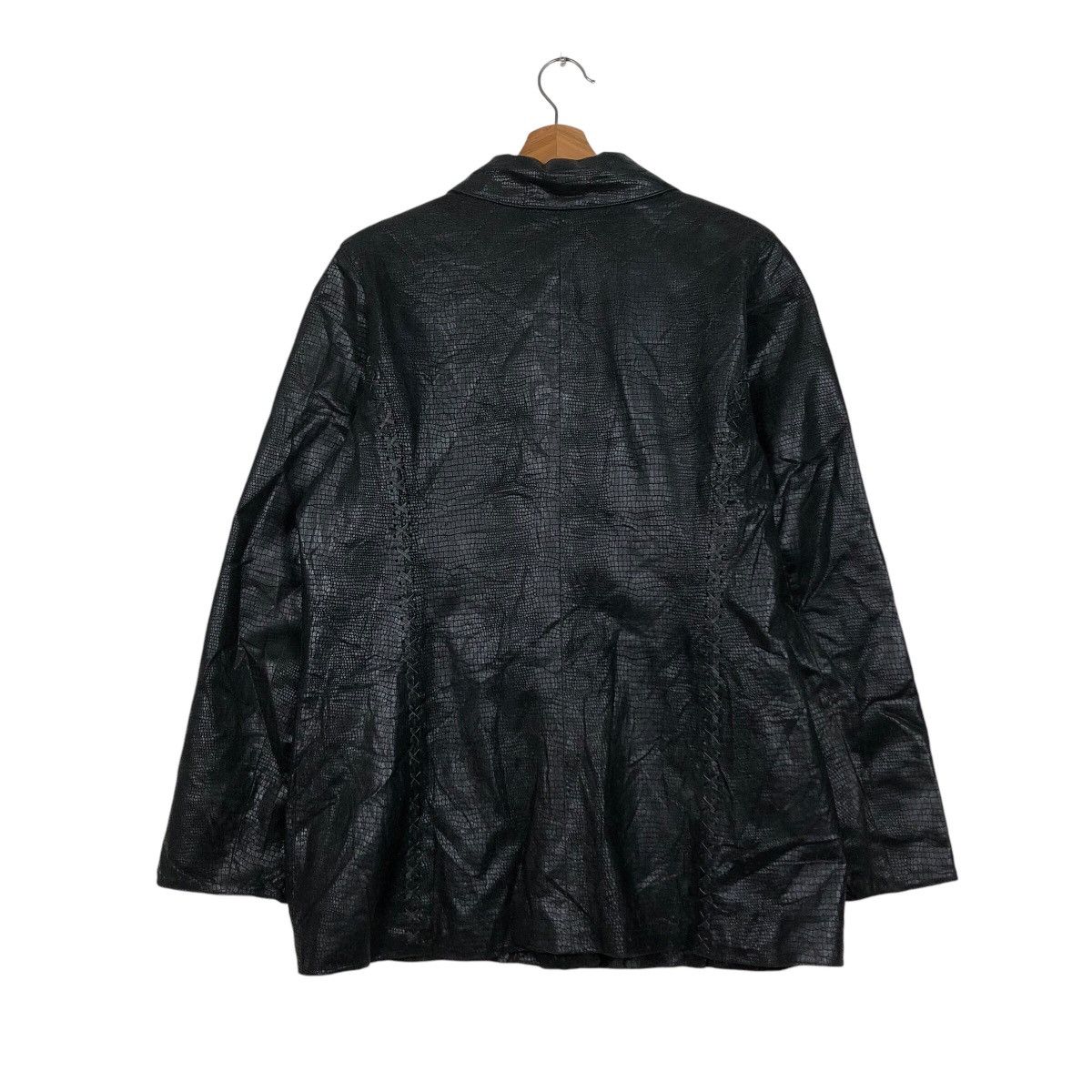 Japanese Brand 📌Vintage Biker Leather Jacket Captious Person Issey Miyake Size US L / EU 52-54 / 3 - 9 Thumbnail