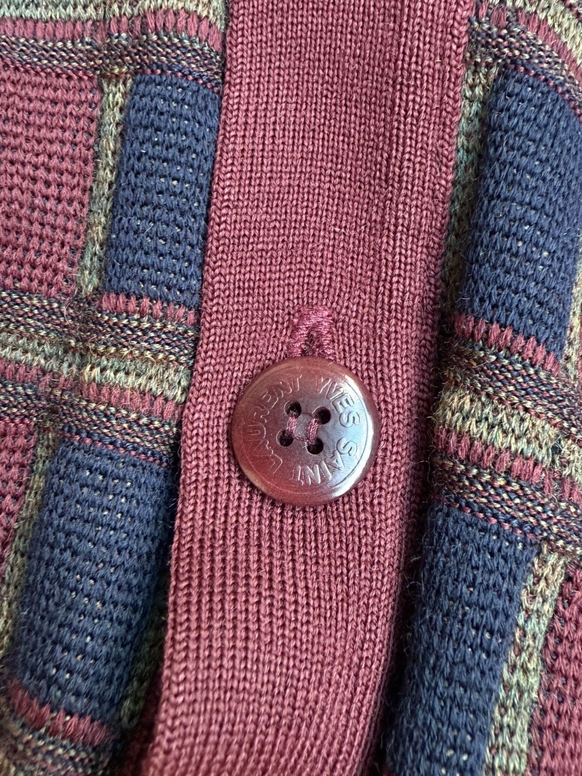 Yves Saint Laurent RARE VINTAGE YVES SAINT LAURENT CARDIGAN Size US L / EU 52-54 / 3 - 10 Thumbnail