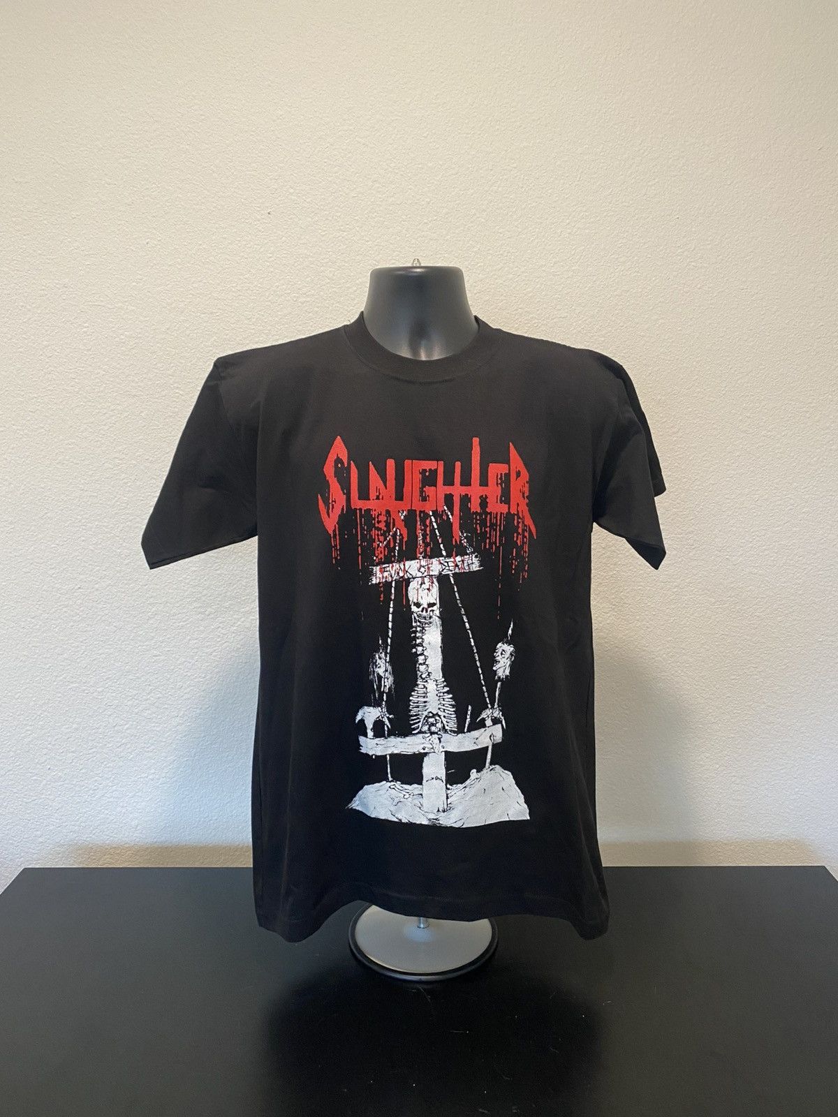 Other Slaughter heavy metal band shirt Size US L / EU 52-54 / 3 - 1 Thumbnail