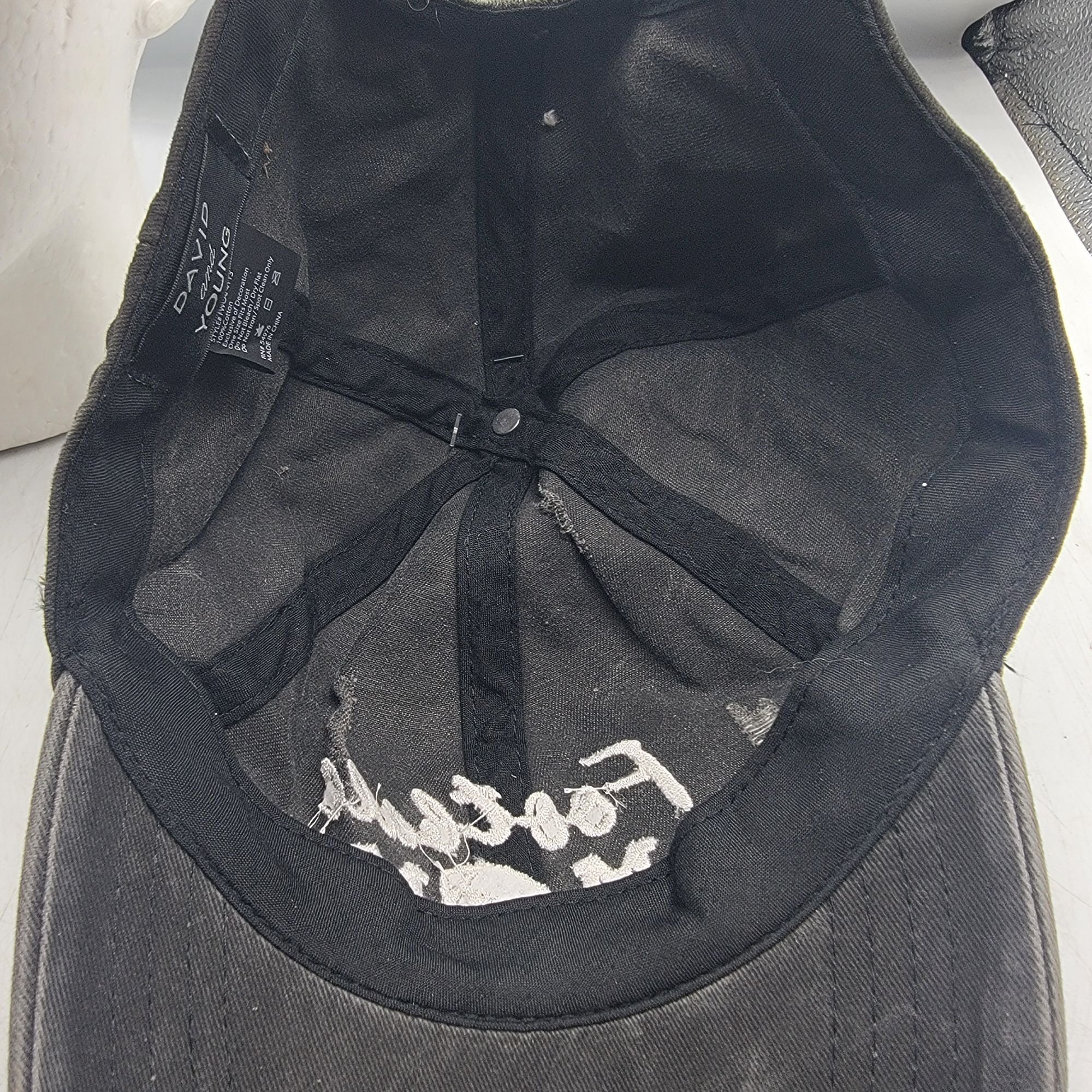 Other Football Mom Distressed Hat Cap David & Young Black Cotton A Size ONE SIZE - 7 Thumbnail