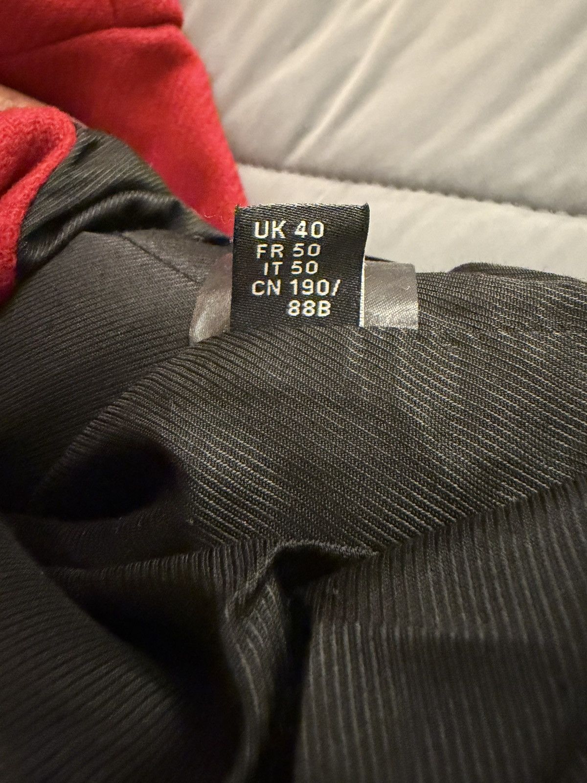 Amiri Amiri Bones Wool Jacket - Red Size US L / EU 52-54 / 3 - 11 Thumbnail