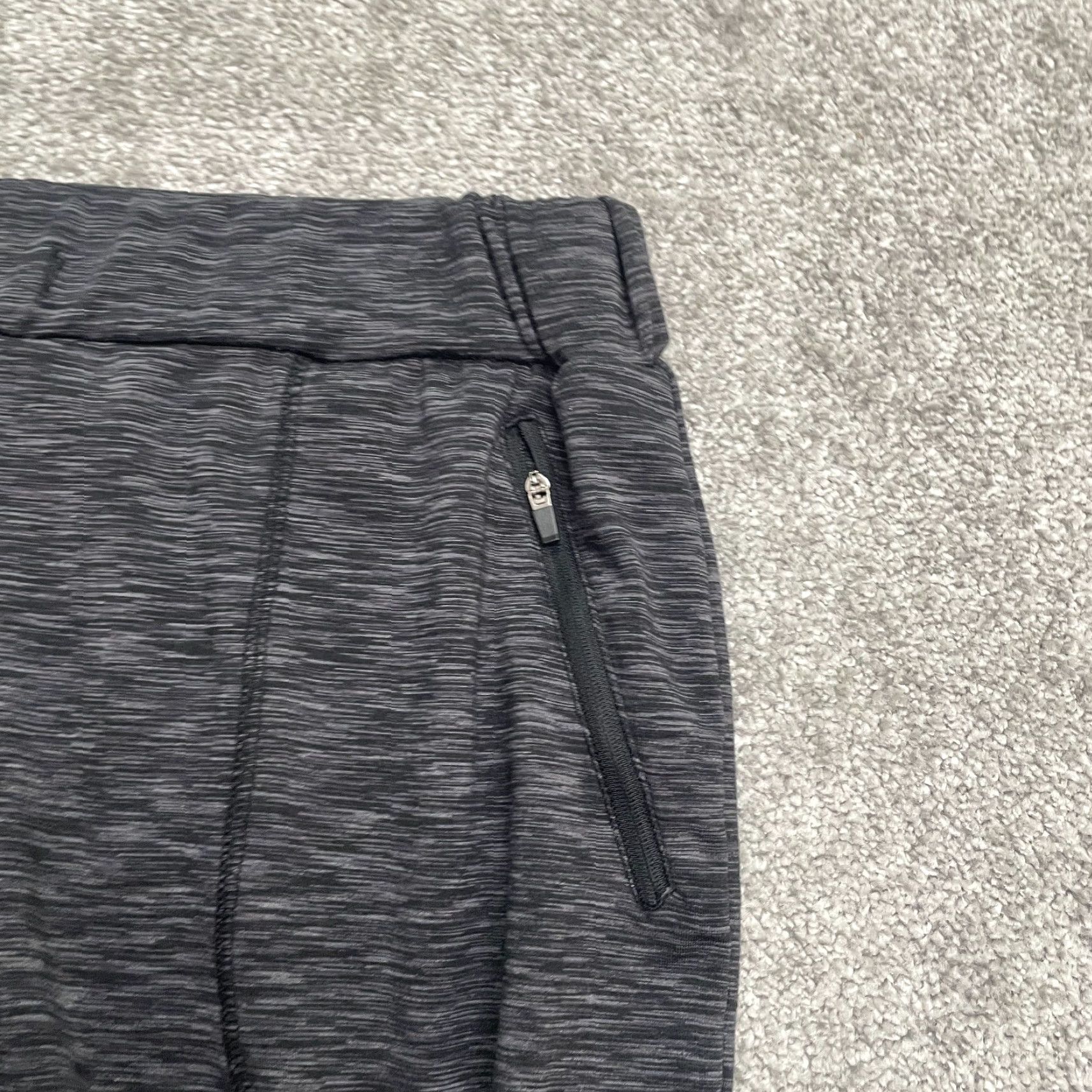 Vintage Adrienne Vittadini Sport Sweatpants Womens 2X Dark Gray Tapered Zip Pocket 32x28 Size 40" / US 18 - 3 Thumbnail