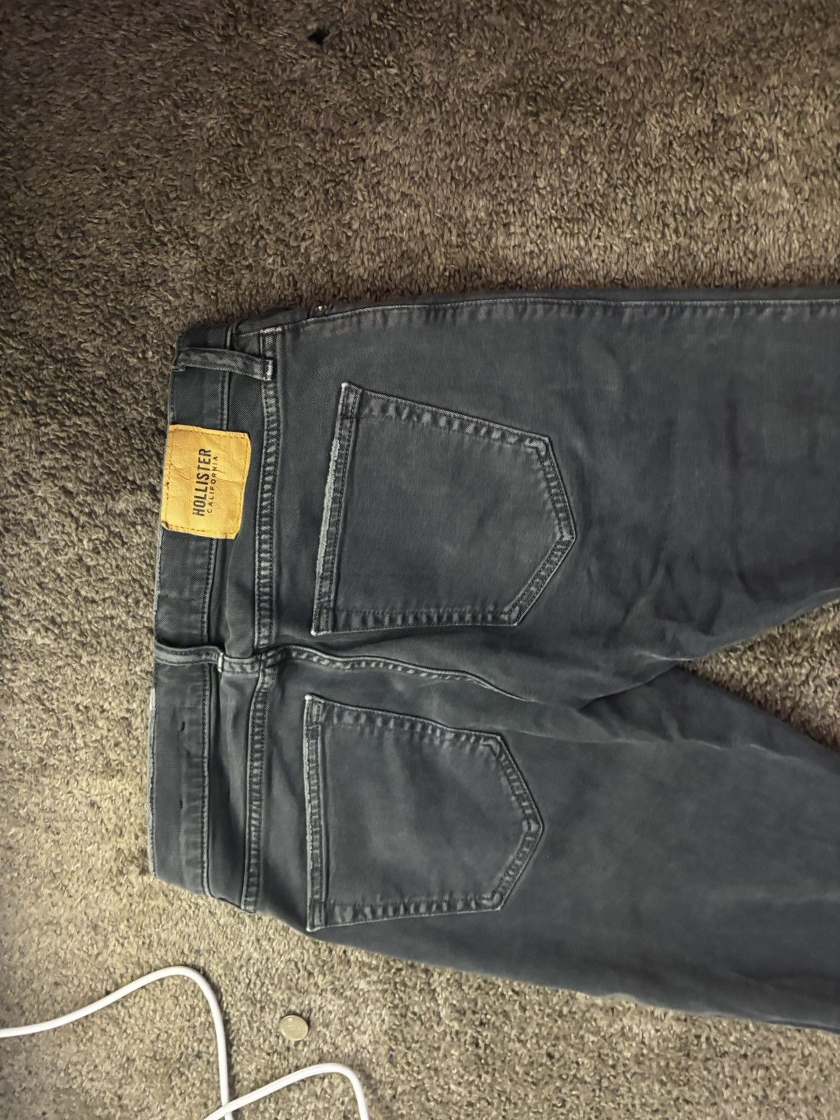 Hollister Gray Medium Wash Denim Skinny Jeans Size US 30 / EU 46 - 2 Thumbnail