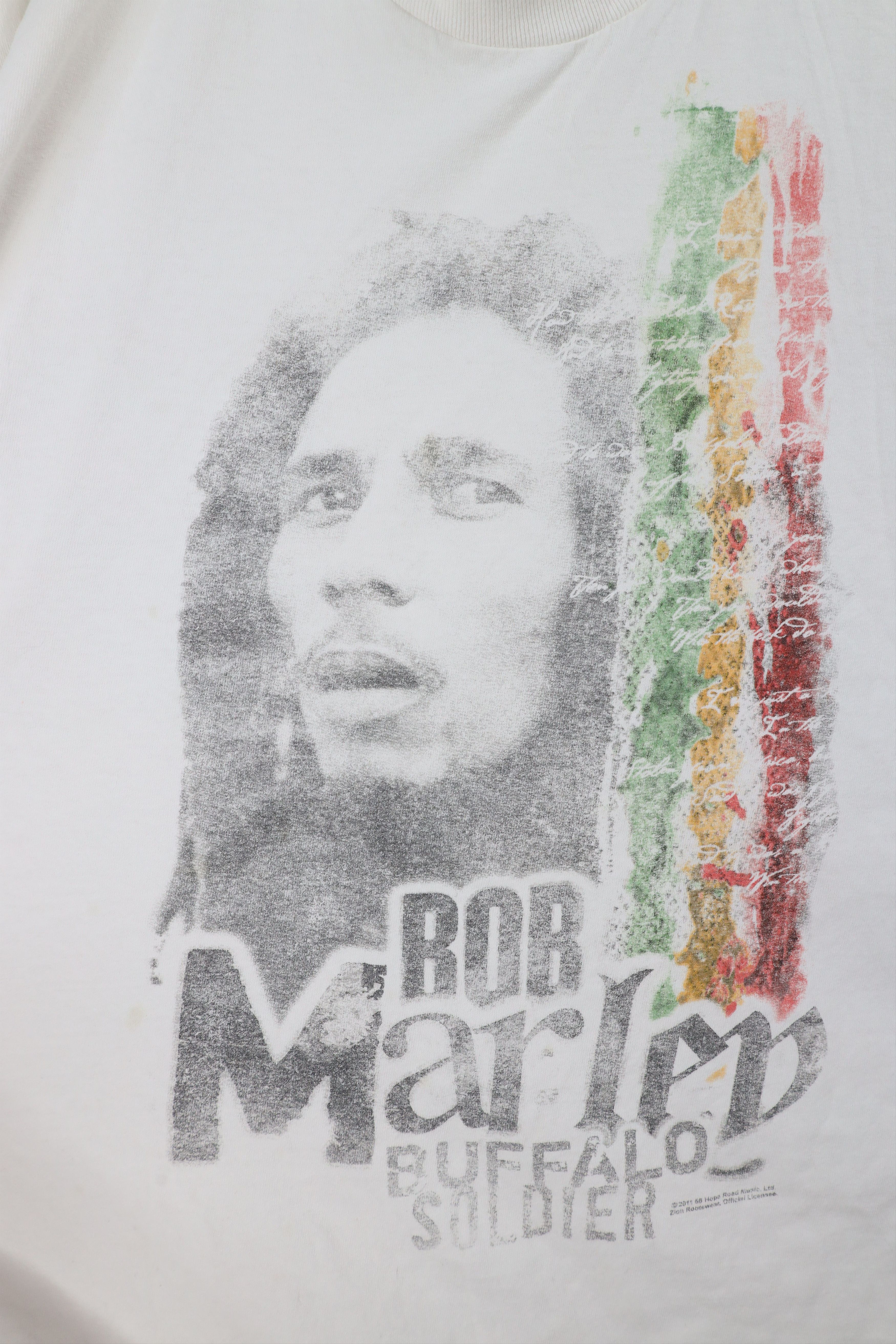 Vintage Vintage Y2K Streetwear Bob Marley Buffalo Soldier T-Shirt Size US XL / EU 56 / 4 - 4 Thumbnail