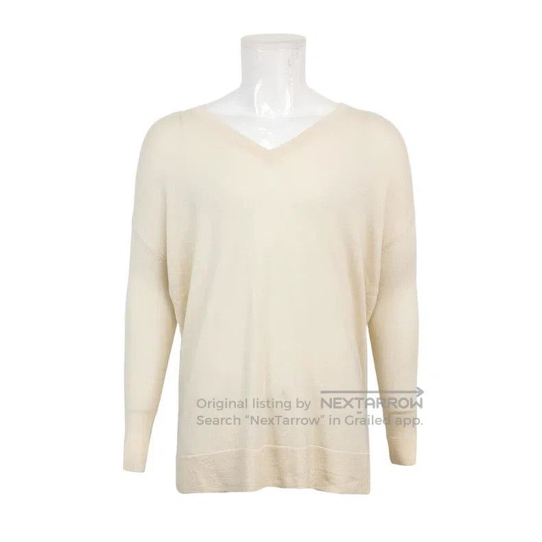 The Row The Row Velvet blend solid V-neck long-sleeve sweater Size XS / US 0-2 / IT 36-38 - 1 Thumbnail