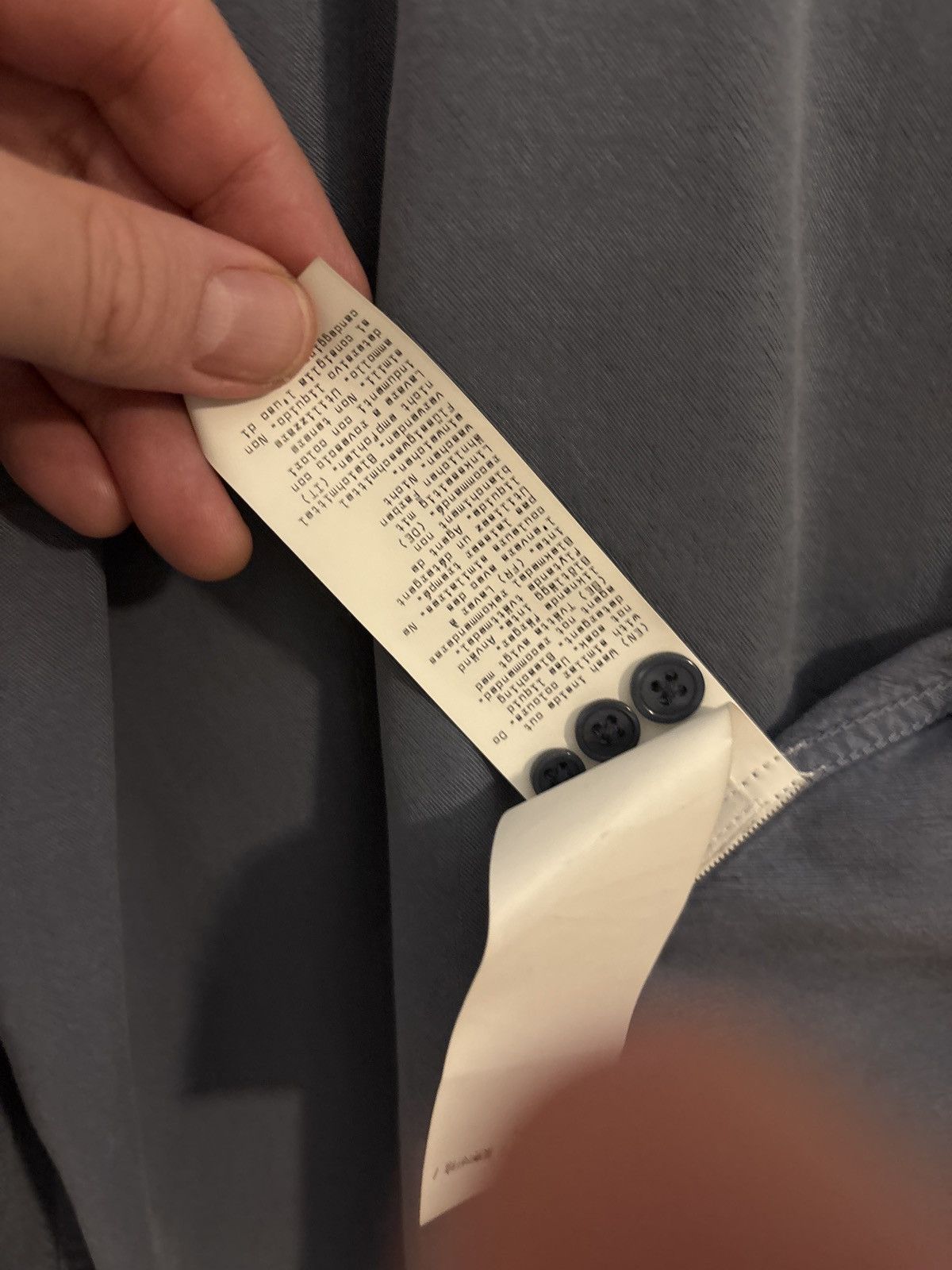 Filippa K Filippa K mens shirt blue grey Large Size US L / EU 52-54 / 3 - 5 Thumbnail
