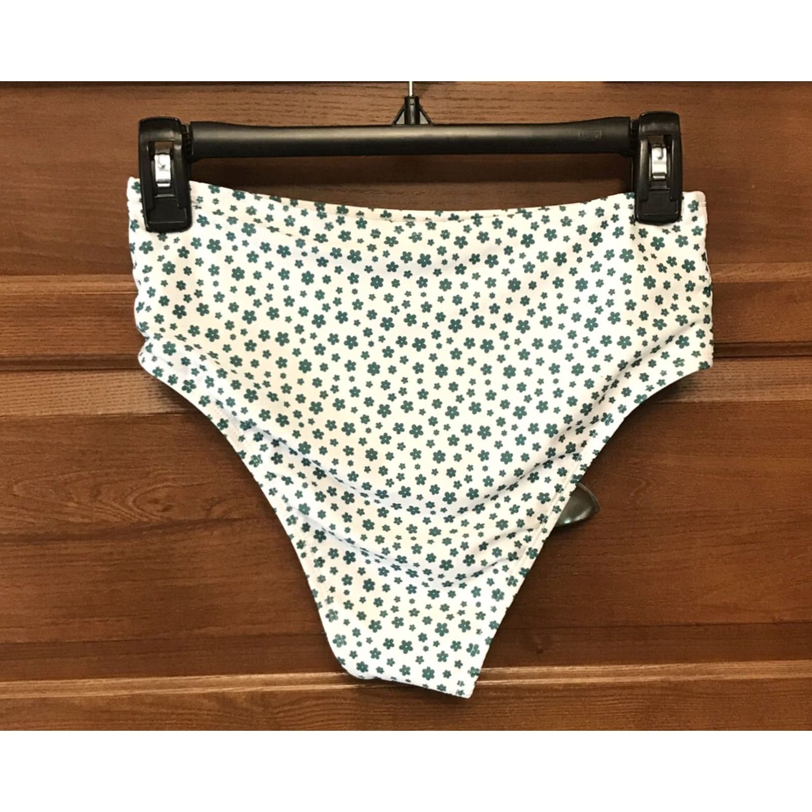Shein SheIn Top Womens Green Bikini Jrs Med bottom piece white swimsuit K20 Size M / US 6-8 / IT 42-44 - 6 Thumbnail