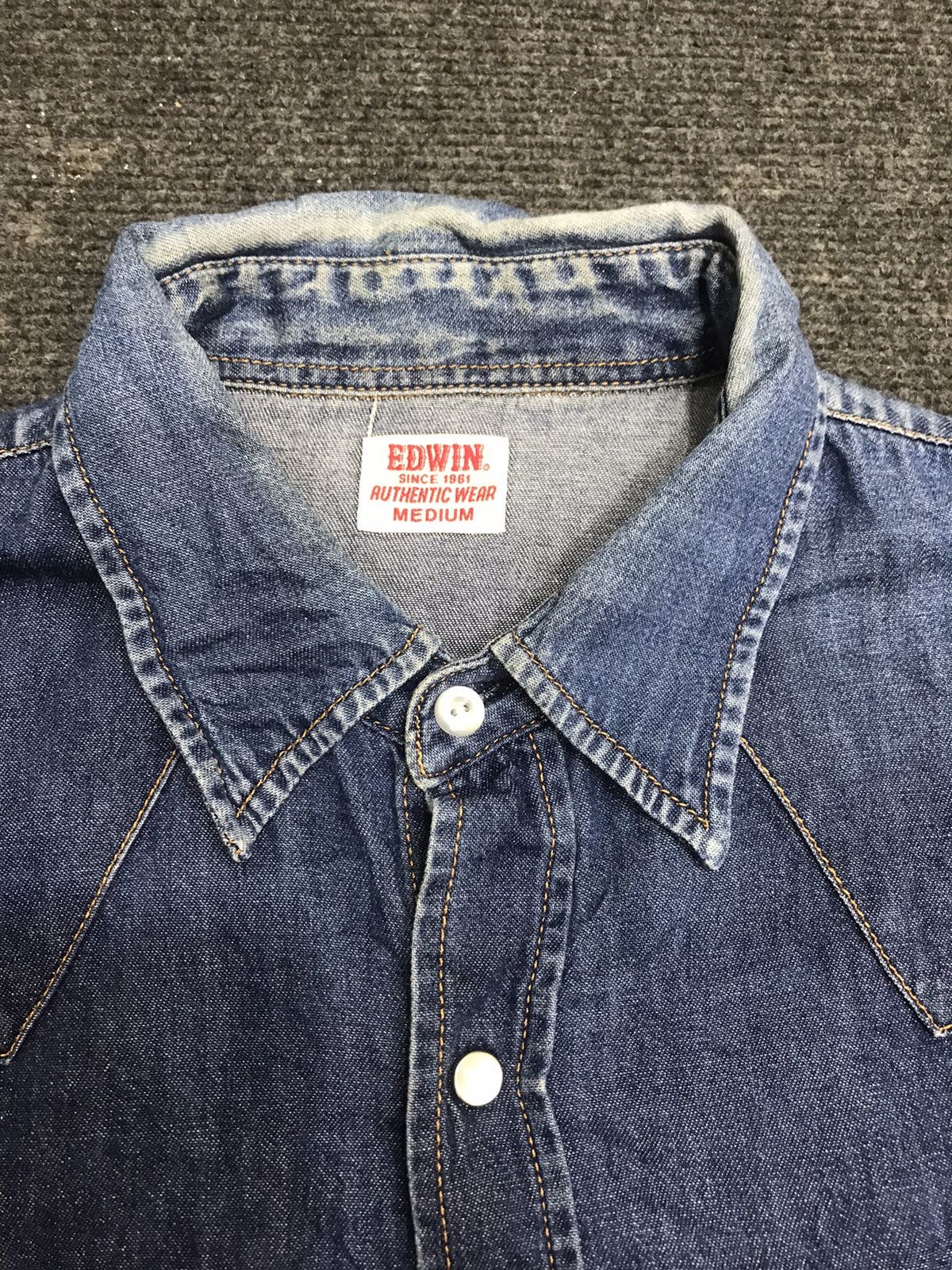 Edwin 💥90s Style💥EDWIN SLIM FIT WESTERNER SHIRT F439 Size US S / EU 44-46 / 1 - 7 Thumbnail