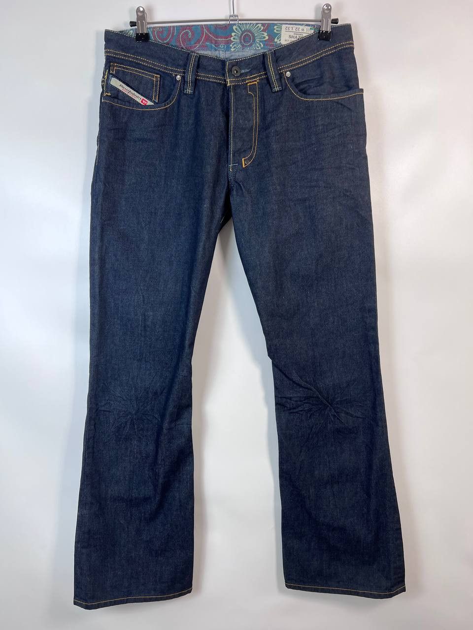 Diesel DIESEL SHAZOR JEANS STRAIGHT LEG RAW DENIM WASH Size 32 Size US 32 / EU 48 - 1 Thumbnail