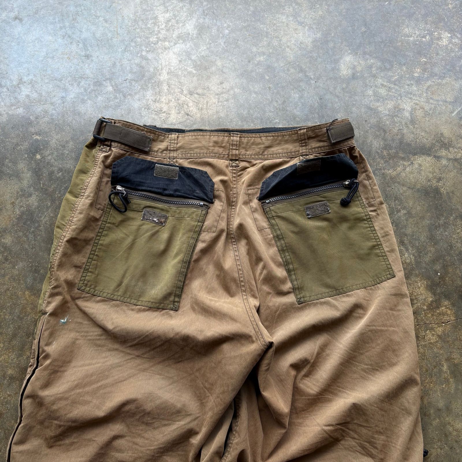 Abercrombie & Fitch × Vintage Very Rare Abercrombie Parachute Vintage Cargo Pants Size US 34 / EU 50 - 3 Thumbnail