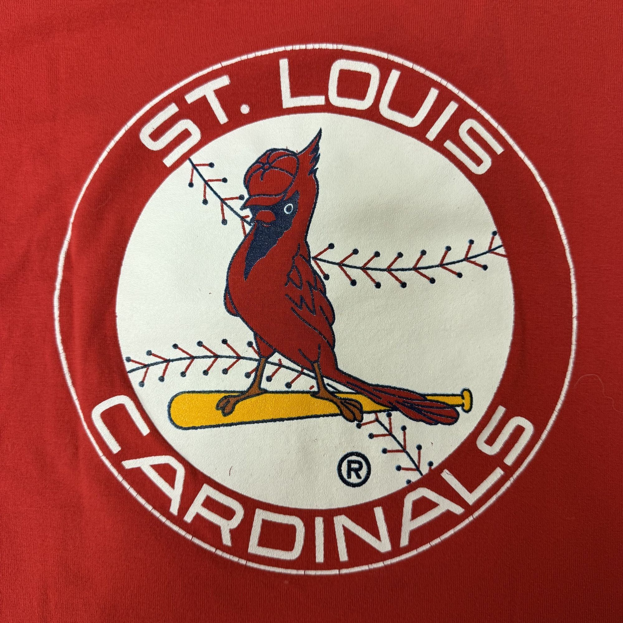 Other Vtg Sportonics 50/50 RINGER 1995 St Louis Cardinals T Shirt Size US L / EU 52-54 / 3 - 4 Thumbnail
