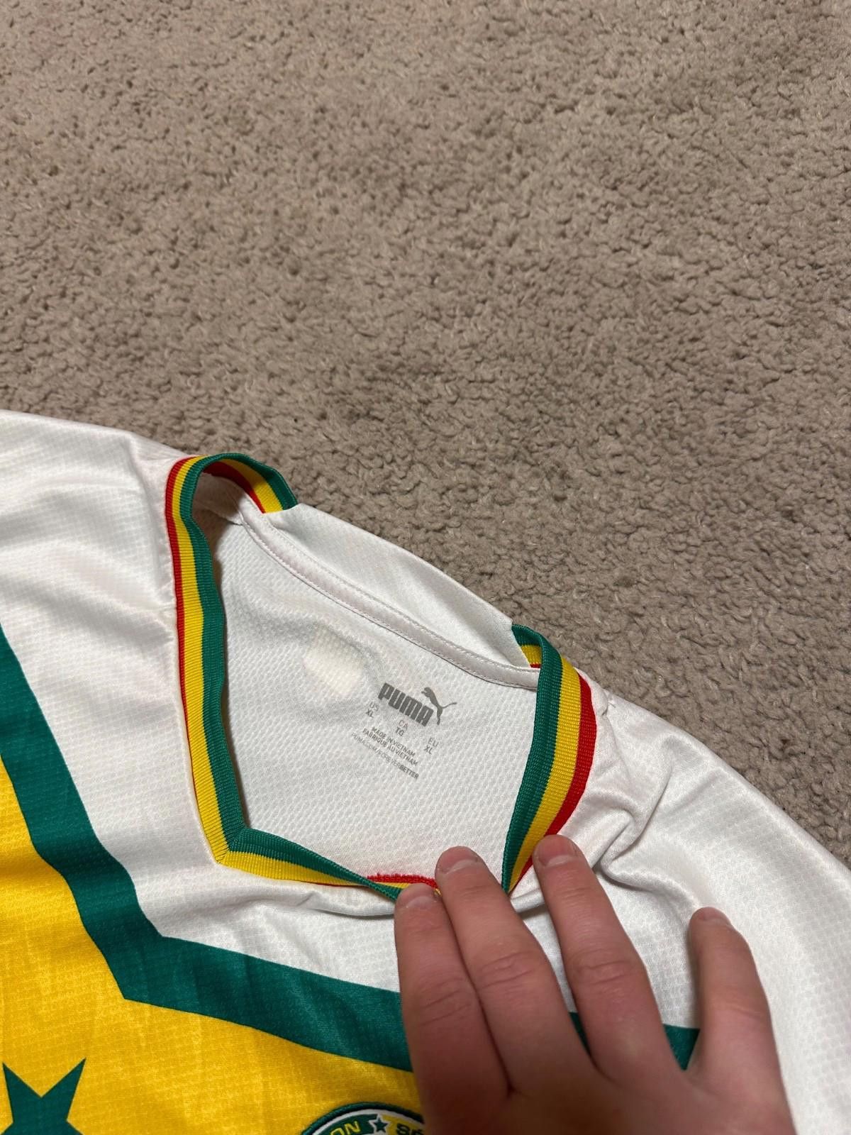 Puma SENEGAL HOME 2022 WORLD CUP SOCCER SHIRT FOOTBALL JERSEY Size US XL / EU 56 / 4 - 4 Thumbnail