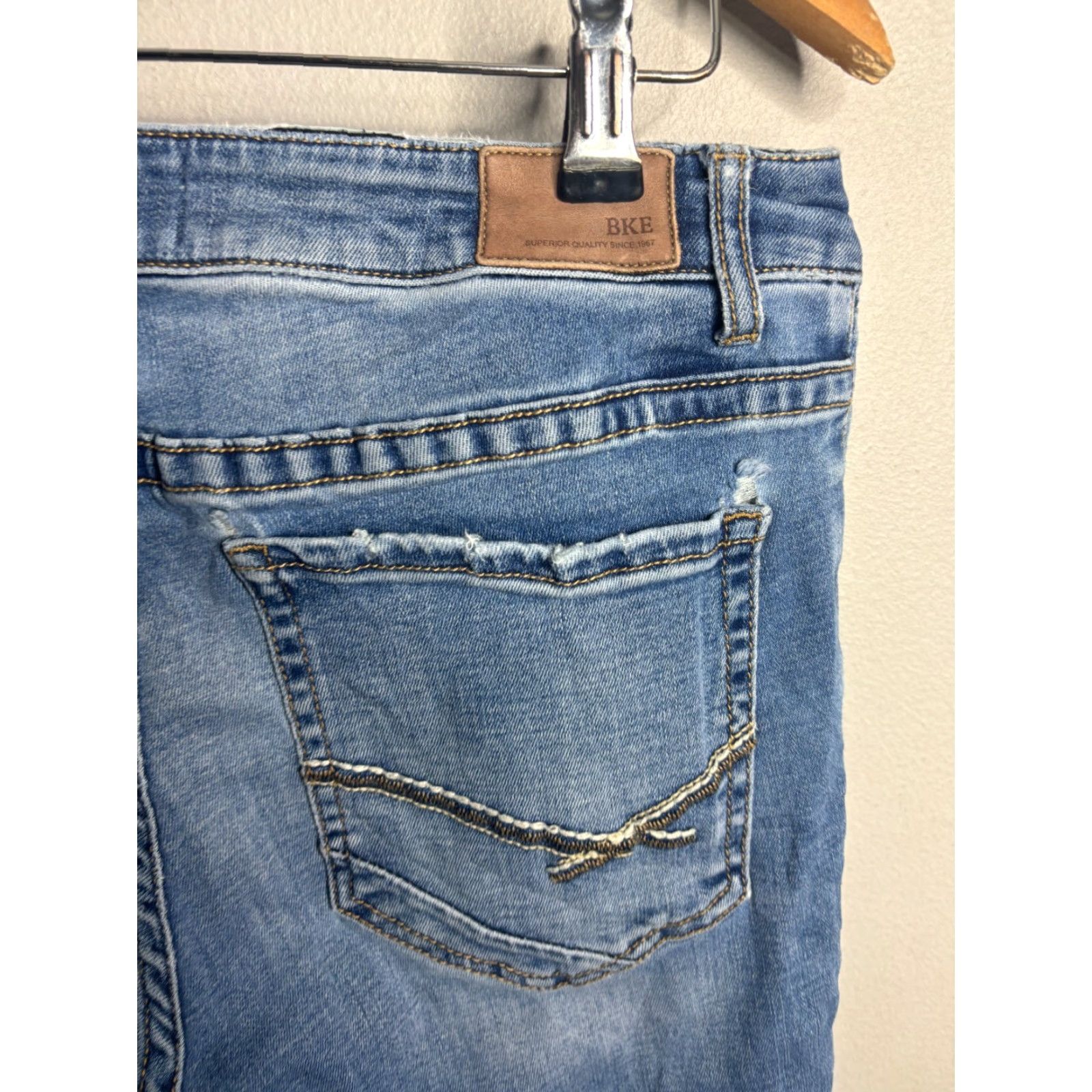 Vintage Buckle BKE Stella Jeans Bootcut Blue Size 32 Regular Women’s Denim 5-Pocket Stretch Size 24" / US 00 / IT 34 - 2 Thumbnail