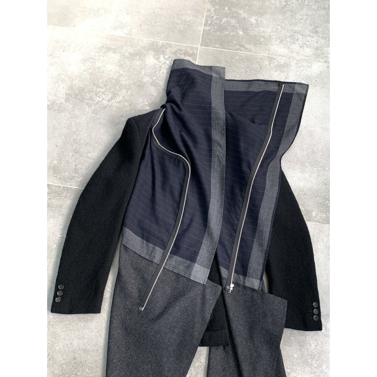Comme des Garcons × Japanese Brand Women's COMME des GARCONS Wool Trench Coat Jacket M UK 10-12 Size M / US 6-8 / IT 42-44 - 3 Thumbnail
