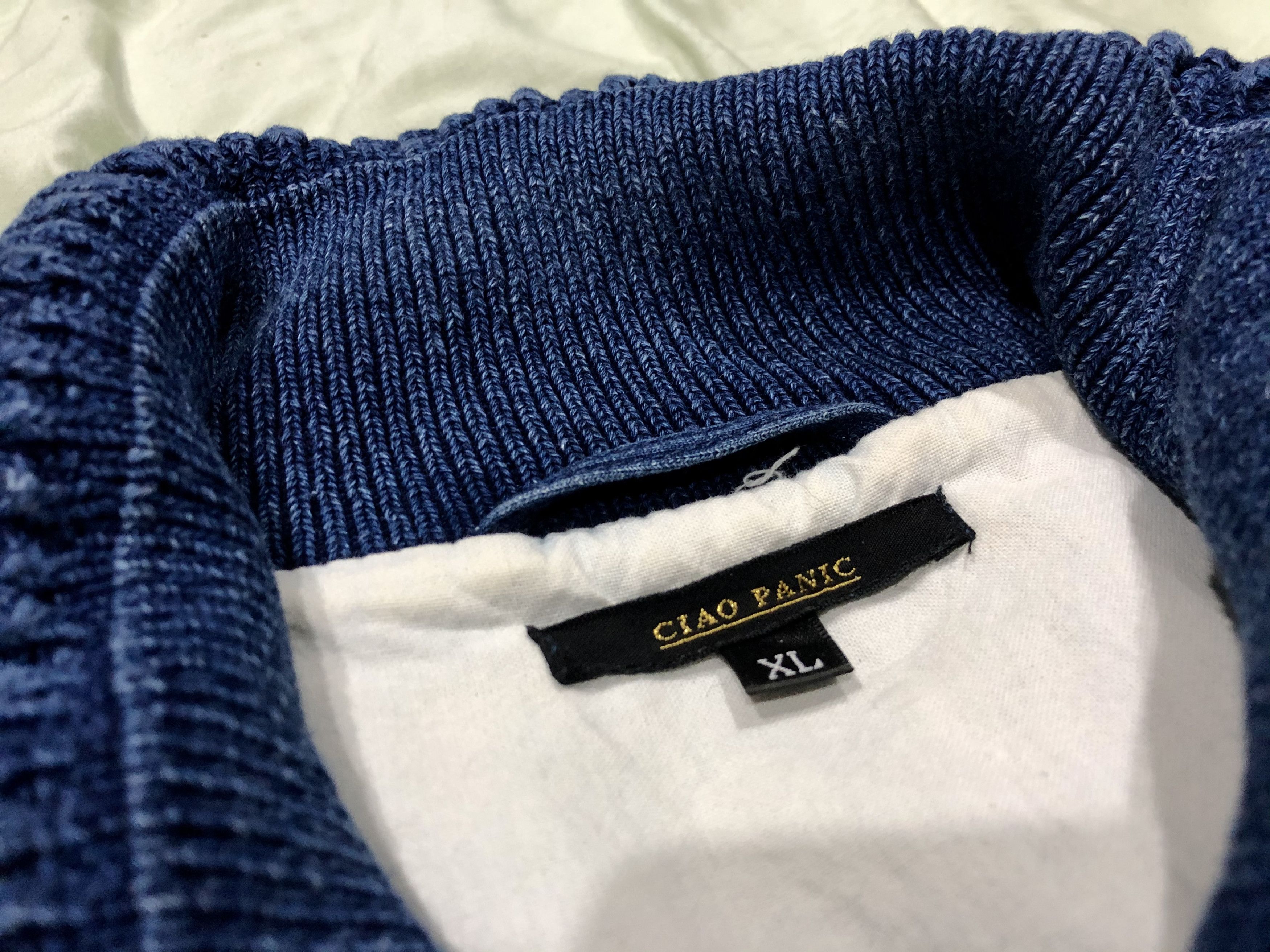 Kapital Ciaopanic Usn Shawl Collar Indigo Cardigan Jacket Size US XL / EU 56 / 4 - 8 Thumbnail
