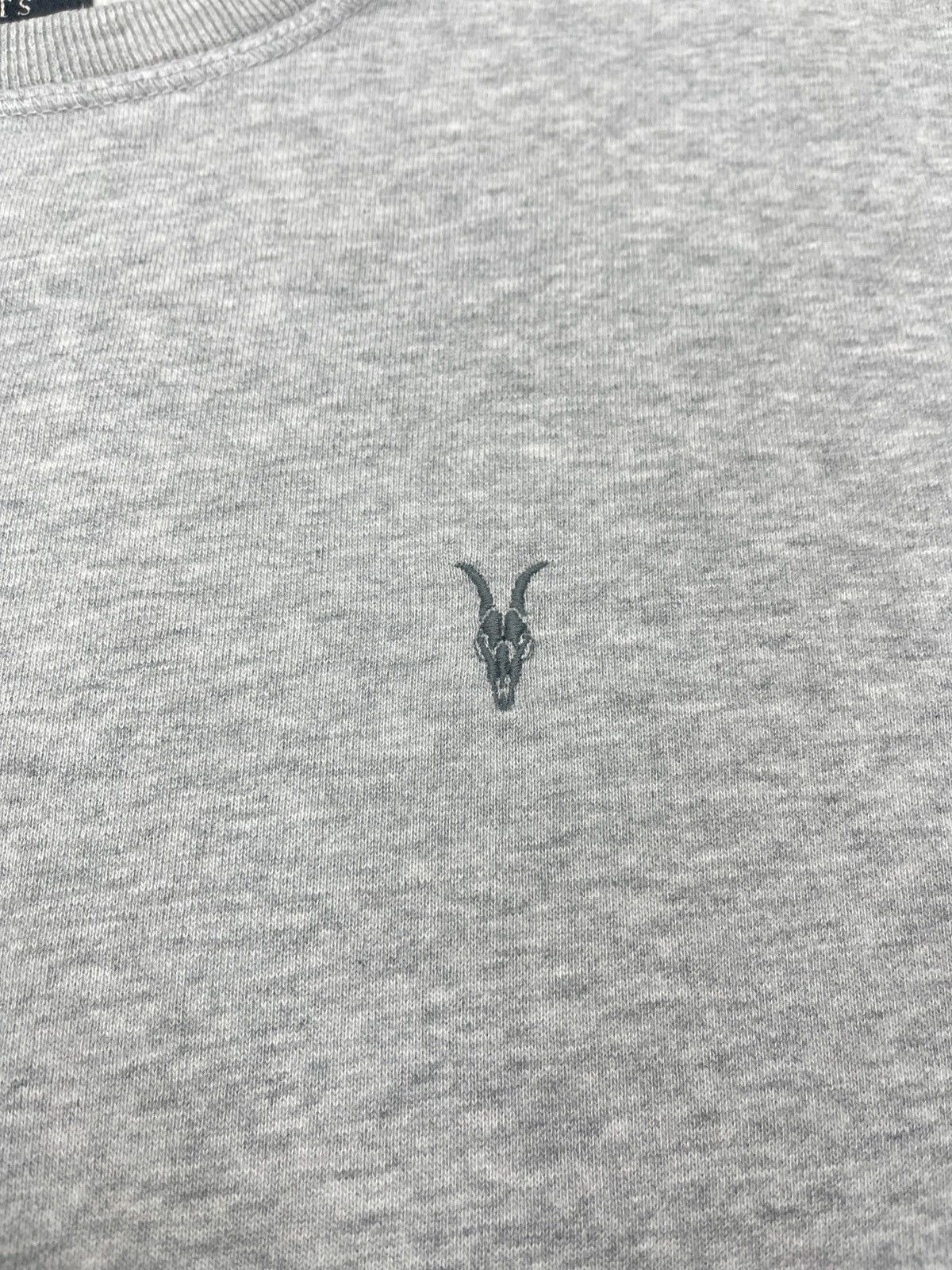 Allsaints Mens AllSaints Raven Crew Sweatshirt Grey Size M Size US M / EU 48-50 / 2 - 5 Thumbnail
