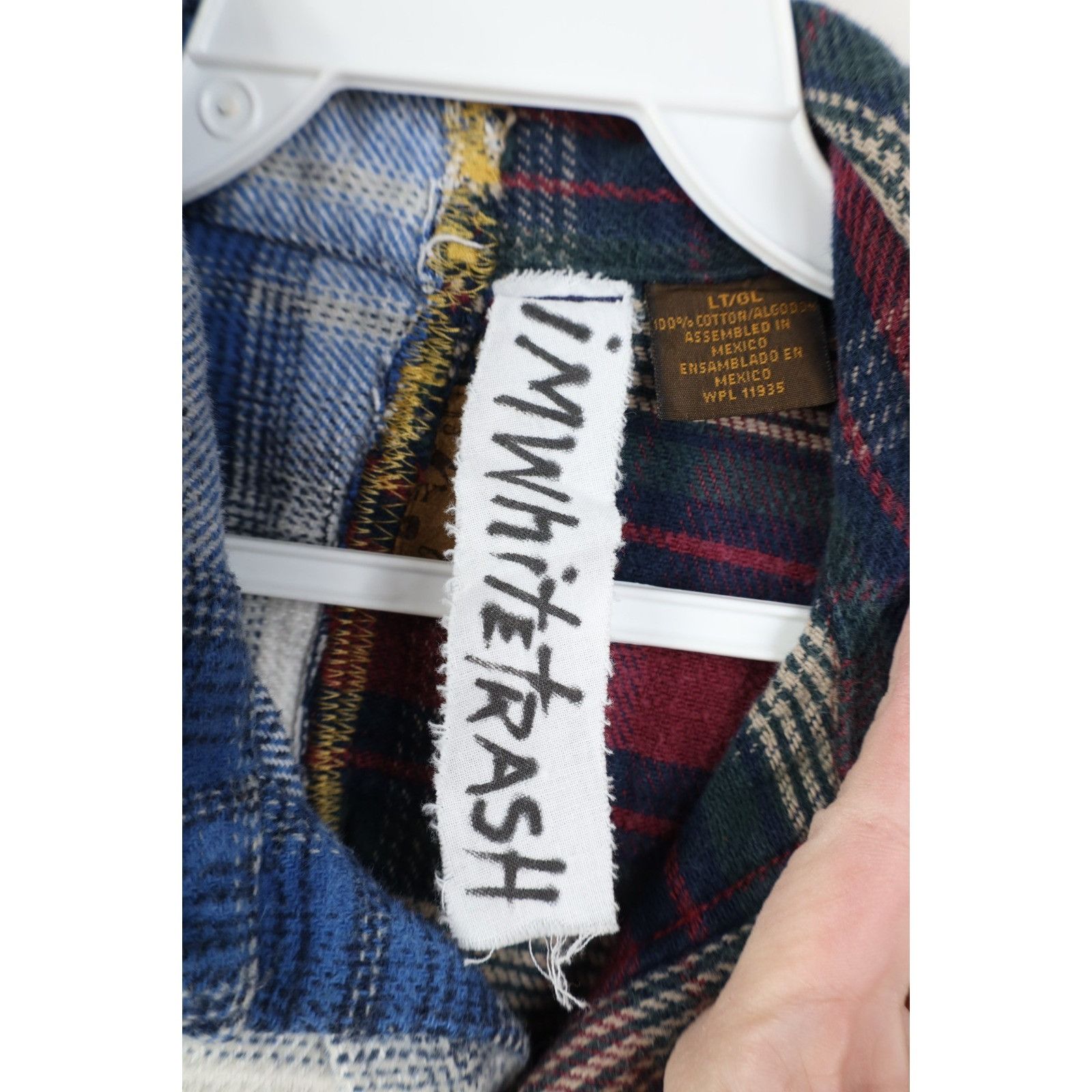 Vintage Vintage 90s Y2K Streetwear Custom Made Flannel Shirt Dress Size L / US 10 / IT 46 - 12 Thumbnail