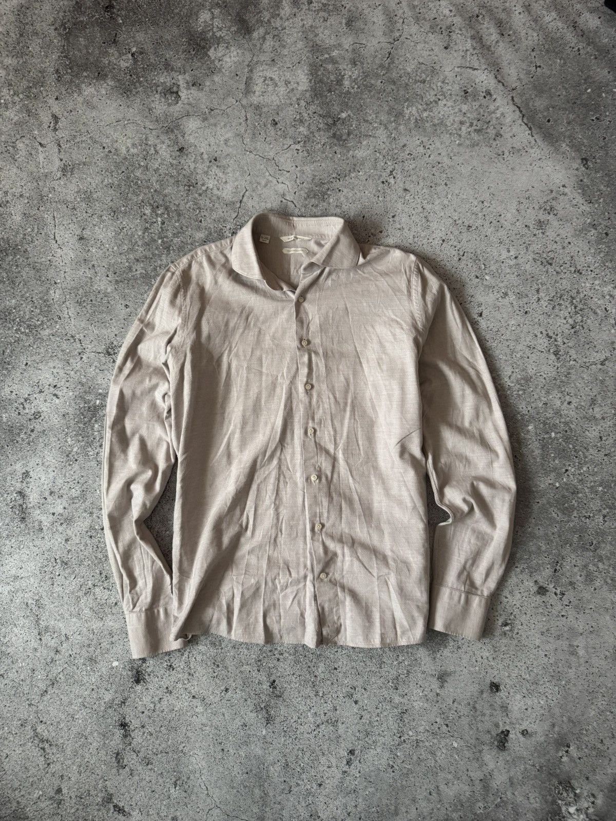 Suitsupply Suitsupply Button Shirt Luxury Thomas Mason Fabrics L Size US L / EU 52-54 / 3 - 1 Thumbnail