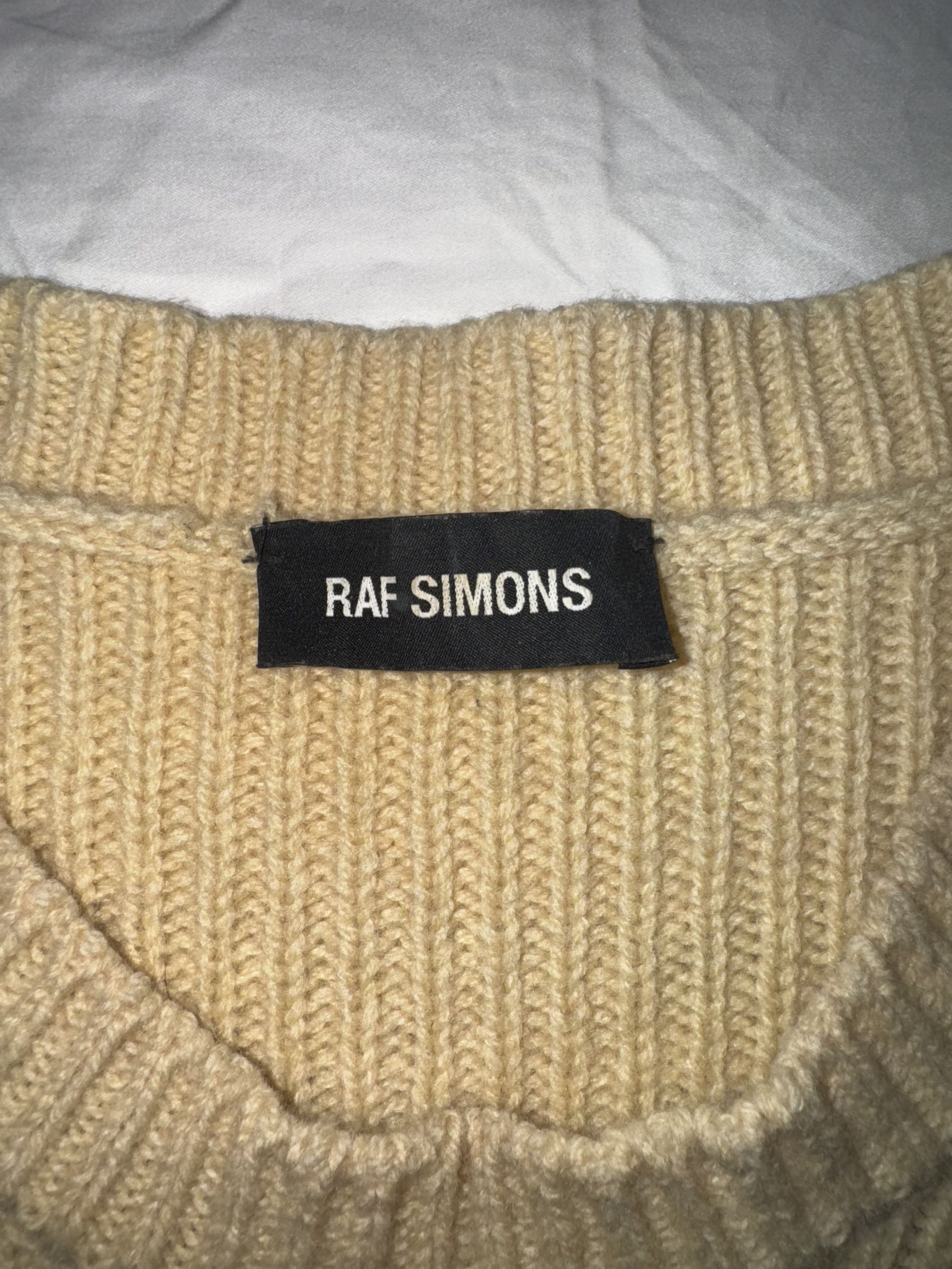 Raf Simons Raf Simons Stoned America Wool Knit Vest Size US L / EU 52-54 / 3 - 3 Thumbnail