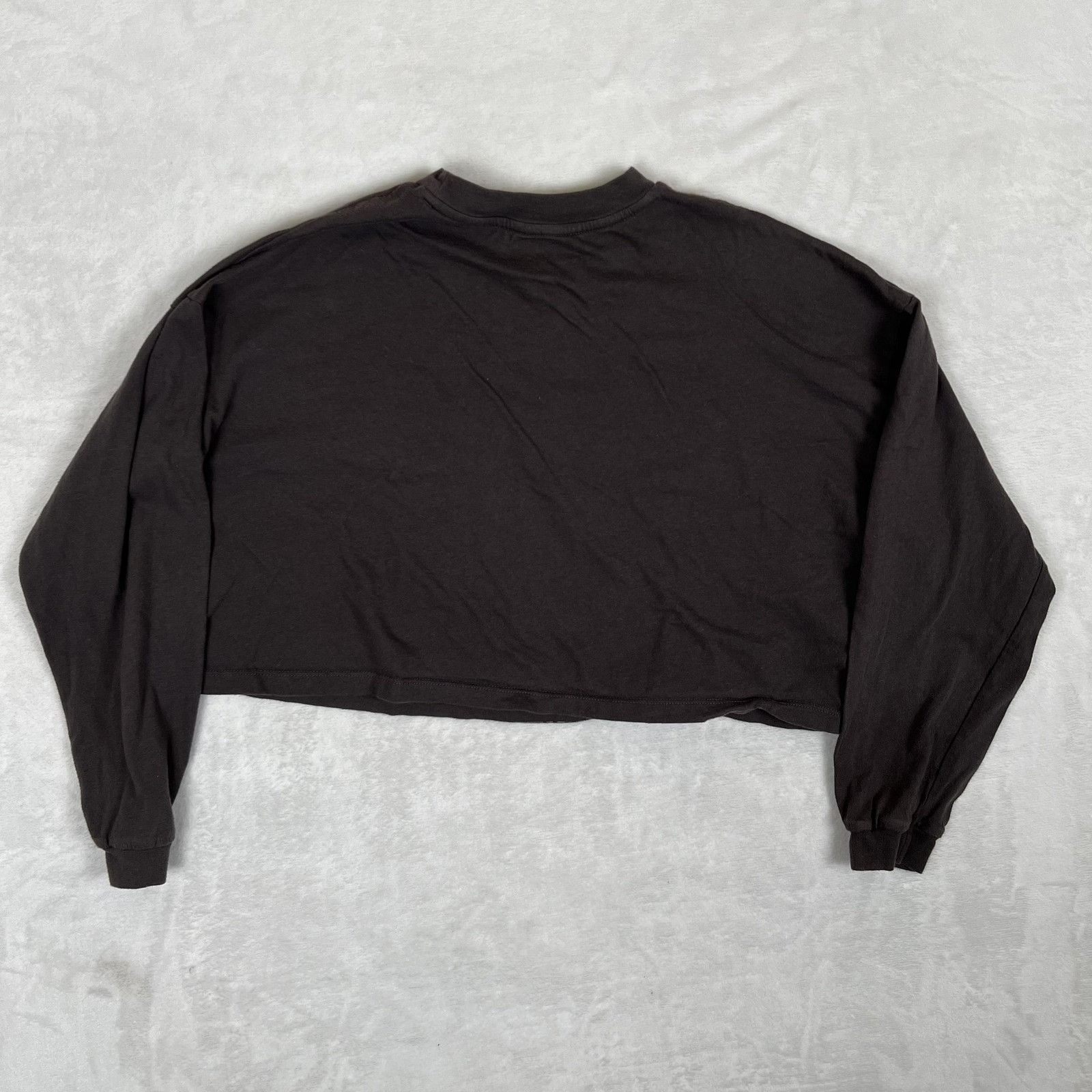 Billabong Billabong Shirt Womens XS Black Cropped Long Sleeve Graphic Size XS / US 0-2 / IT 36-38 - 6 Thumbnail