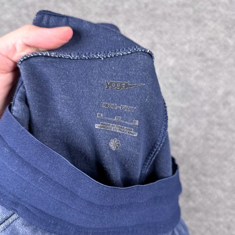 Nike Dri-FIT Yoga Pants Mens XL Heather Blue Jogger Tapered CU6782-410 Ready for Gym & Training