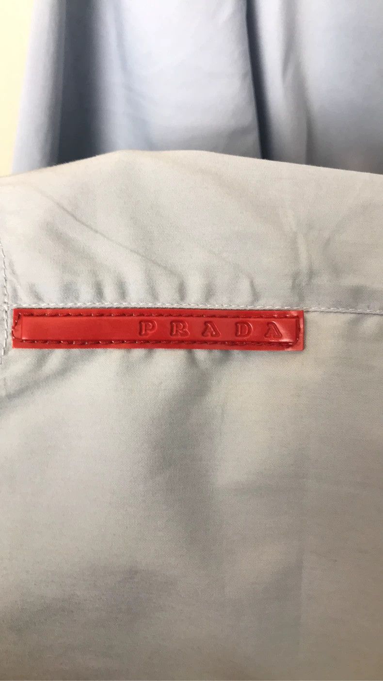Prada PradaRubber brand logo polo shirt 2503-Nextarrow Size US M / EU 48-50 / 2 - 8 Thumbnail