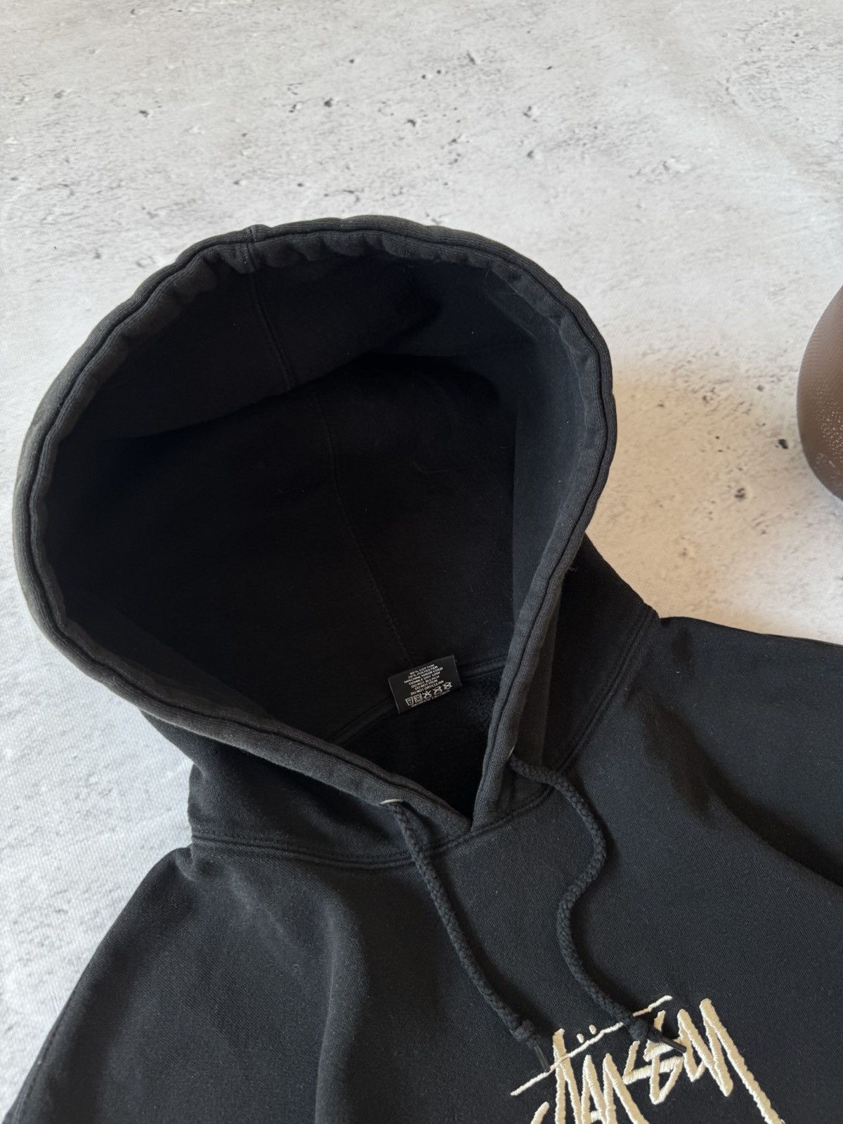 Stussy × Vintage STUSSY CENTER HUFT LOGO OVERSIZE BAGGY FIT HOODIE Size US XL / EU 56 / 4 - 6 Thumbnail