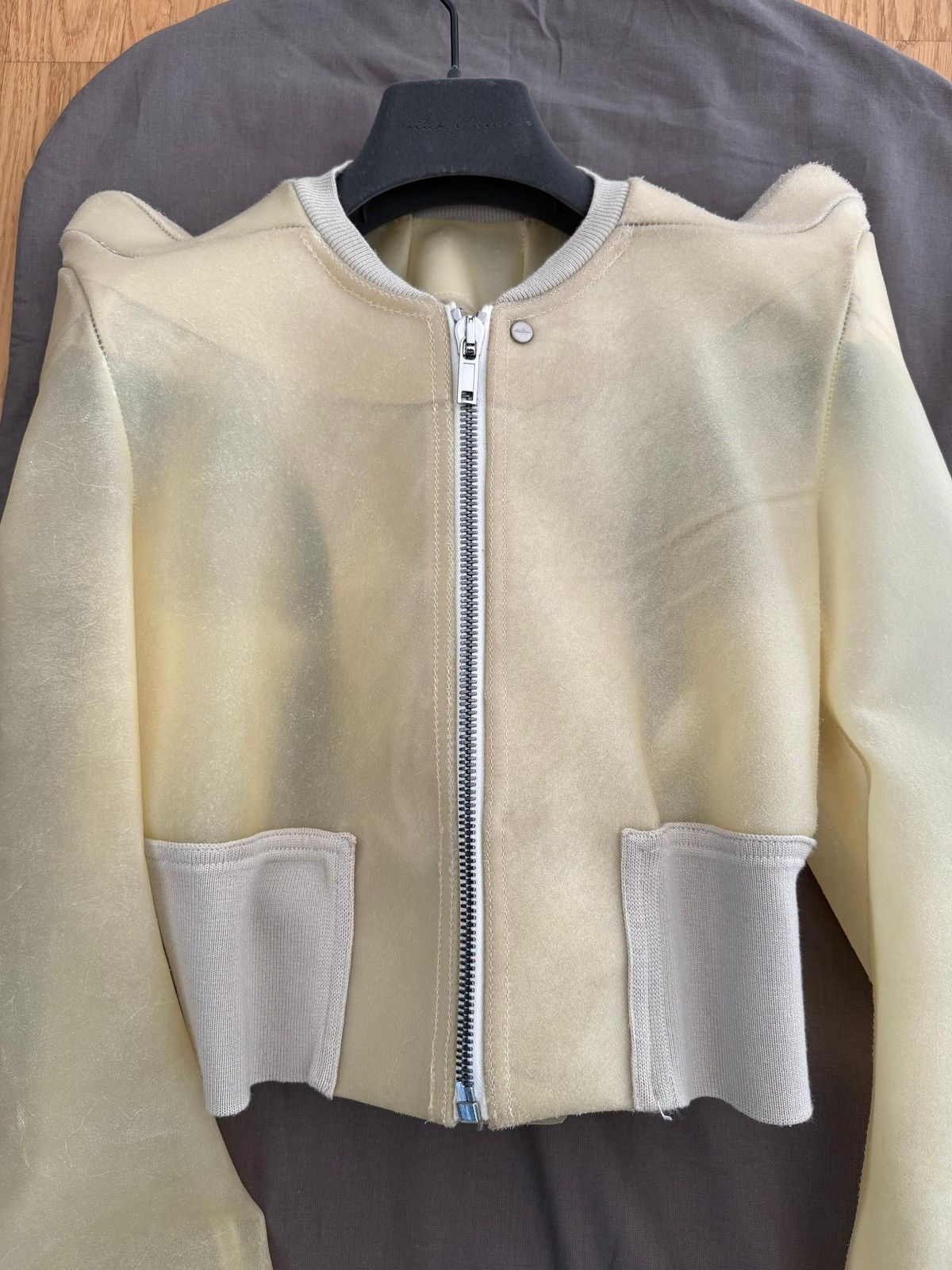 Rick Owens Apparition Leather Cropped Tec Flight jacket Size M / US 6-8 / IT 42-44 - 4 Thumbnail