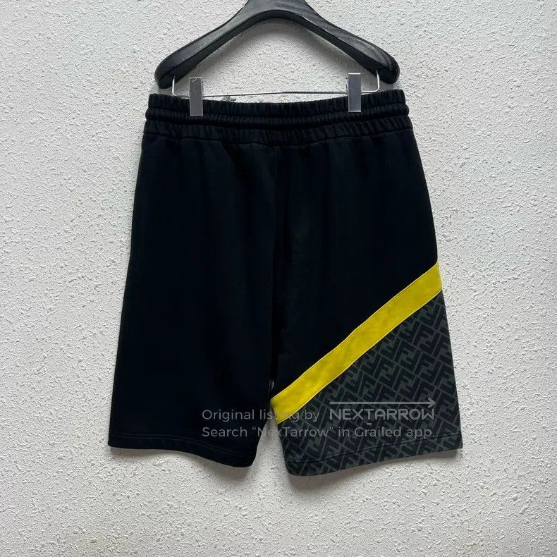 Fendi Fendi size XL Black Color Block Camouflage Decorated Waist Size US 30 / EU 46 - 2 Thumbnail