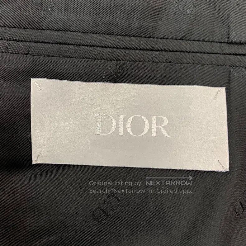 Dior Dior 22 dark gray checkered wool lapel double-breasted lon Size US S / EU 44-46 / 1 - 6 Thumbnail