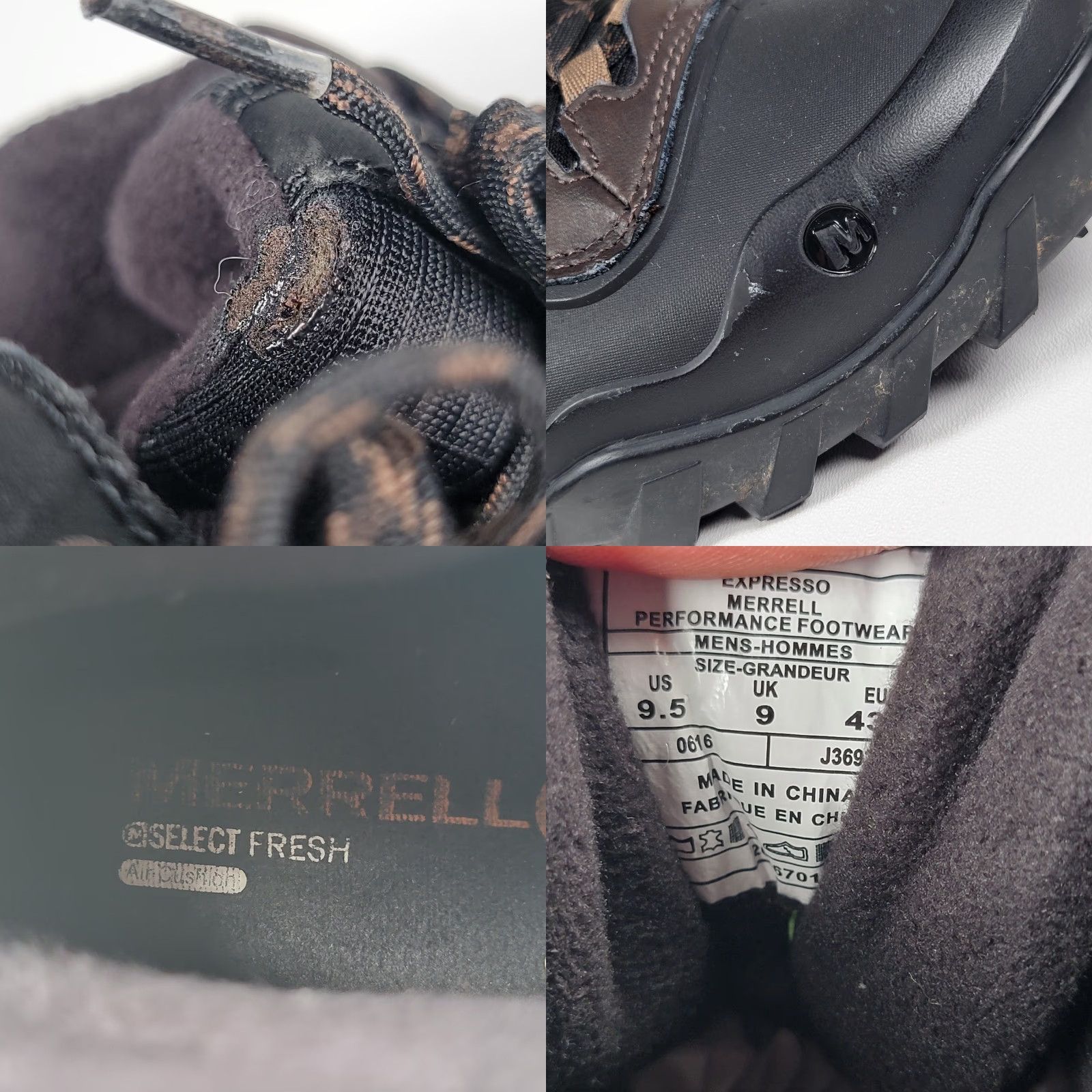 Merrell Merrell Overlook 6 Ice+ Waterproof Snow Boots Men 9.5 M Black/Brown Size US 9 / EU 42 - 9 Thumbnail