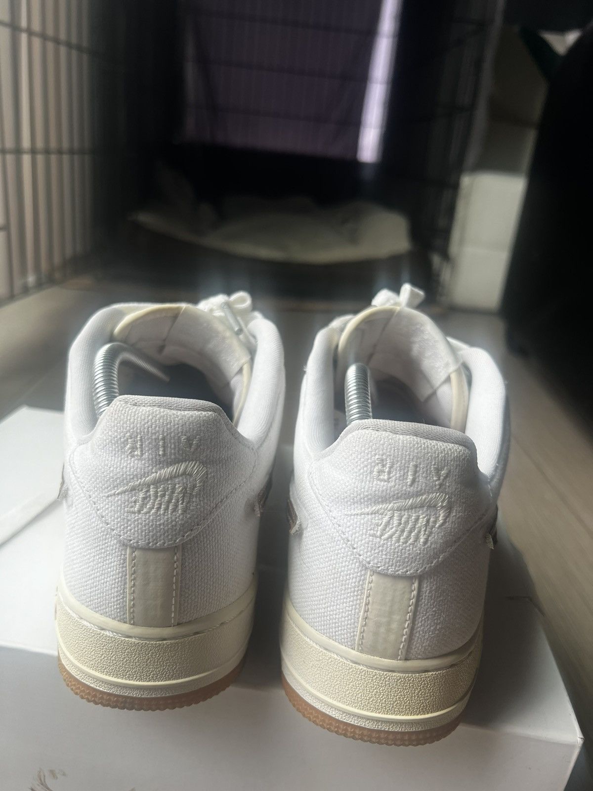 Nike × Travis Scott Travis Scott Air Force 1 White Size US 8.5 / EU 41-42 - 7 Thumbnail
