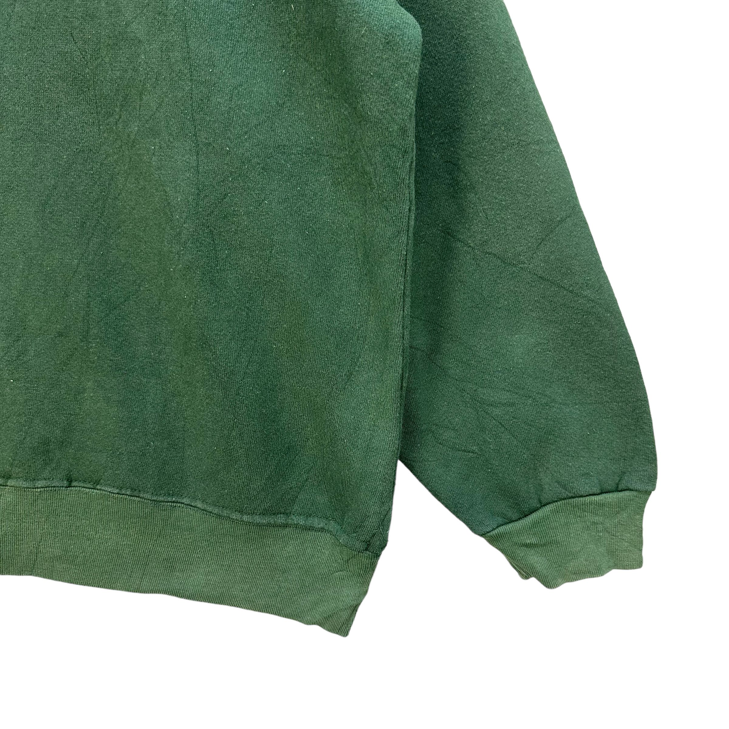 Guess GUESS USA EMBROIDERED BIG LOGO GREEN SWEATSHIRTS #7750-168 Size US L / EU 52-54 / 3 - 5 Thumbnail