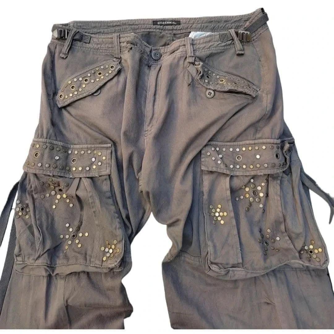 If Six Was Nine Wild Khalid//adjustable cargo pants Size US 37 - 4 Thumbnail