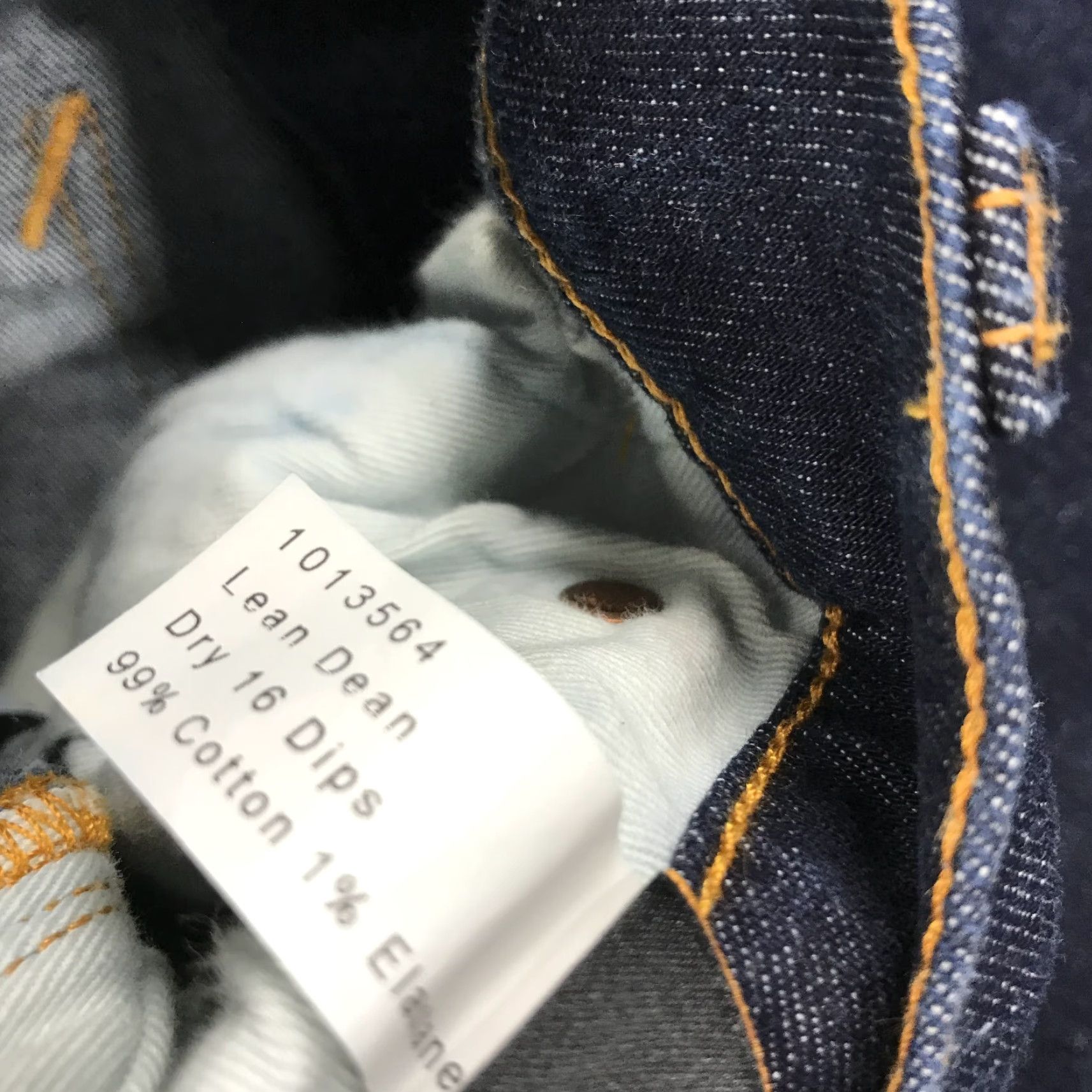 Nudie Jeans Nudie Jeans Slim Denim Jeans 30x28 Blue Cotton Blend Lean Dean Mens Slim 30 Regular Men City Skinny 90s Theme Size US 30 / EU 46 - 6 Thumbnail