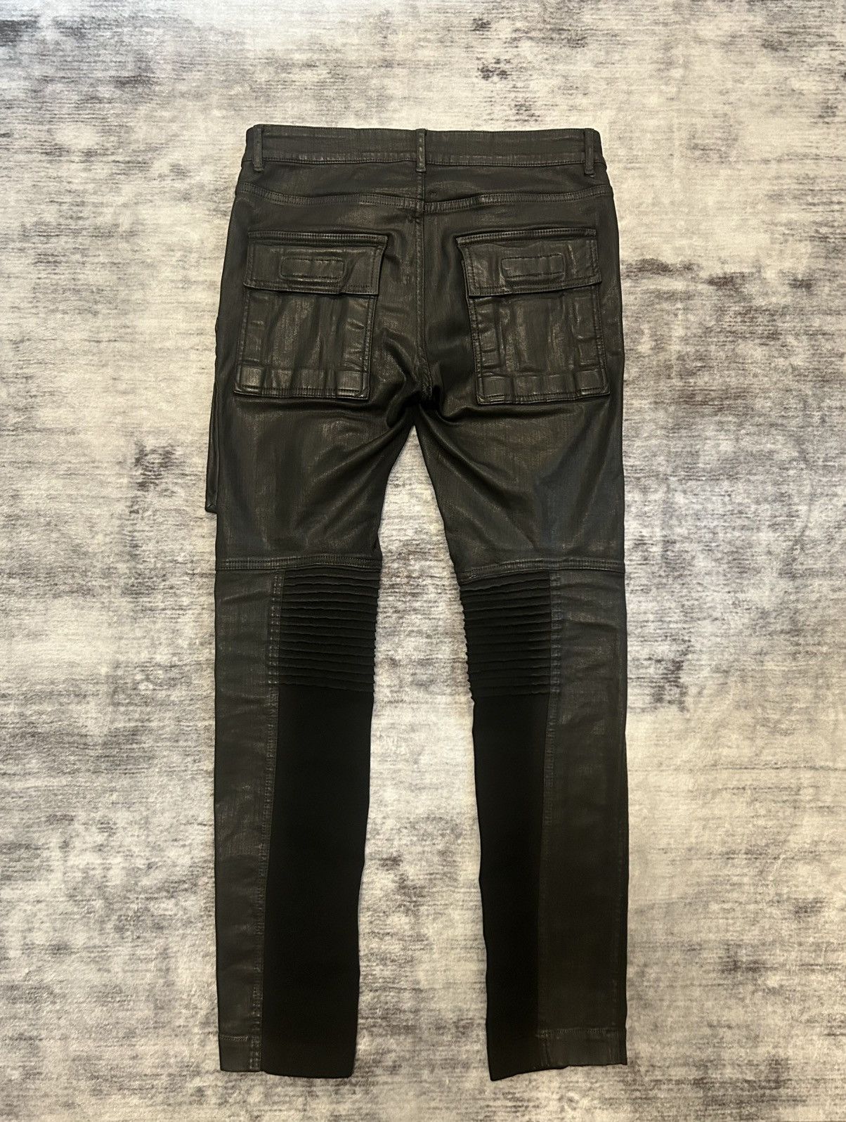 Rick Owens Drkshdw rick owens SS17 'Walrus' waxed memphis cut denim Size US 29 - 5 Thumbnail
